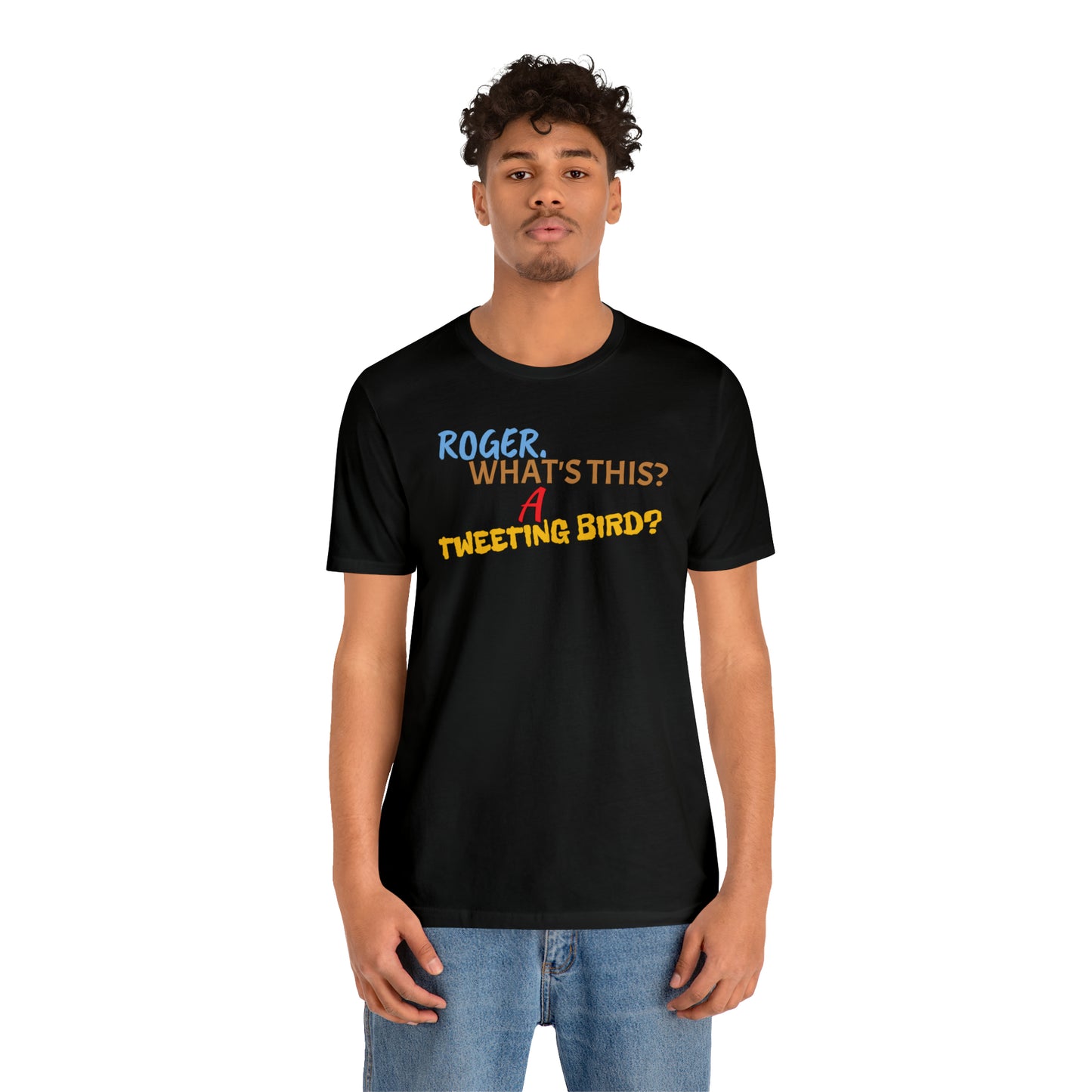 Unisex Jersey Short Sleeve Tee How Framed Roger Rabbit Quote- Roger What's this?
