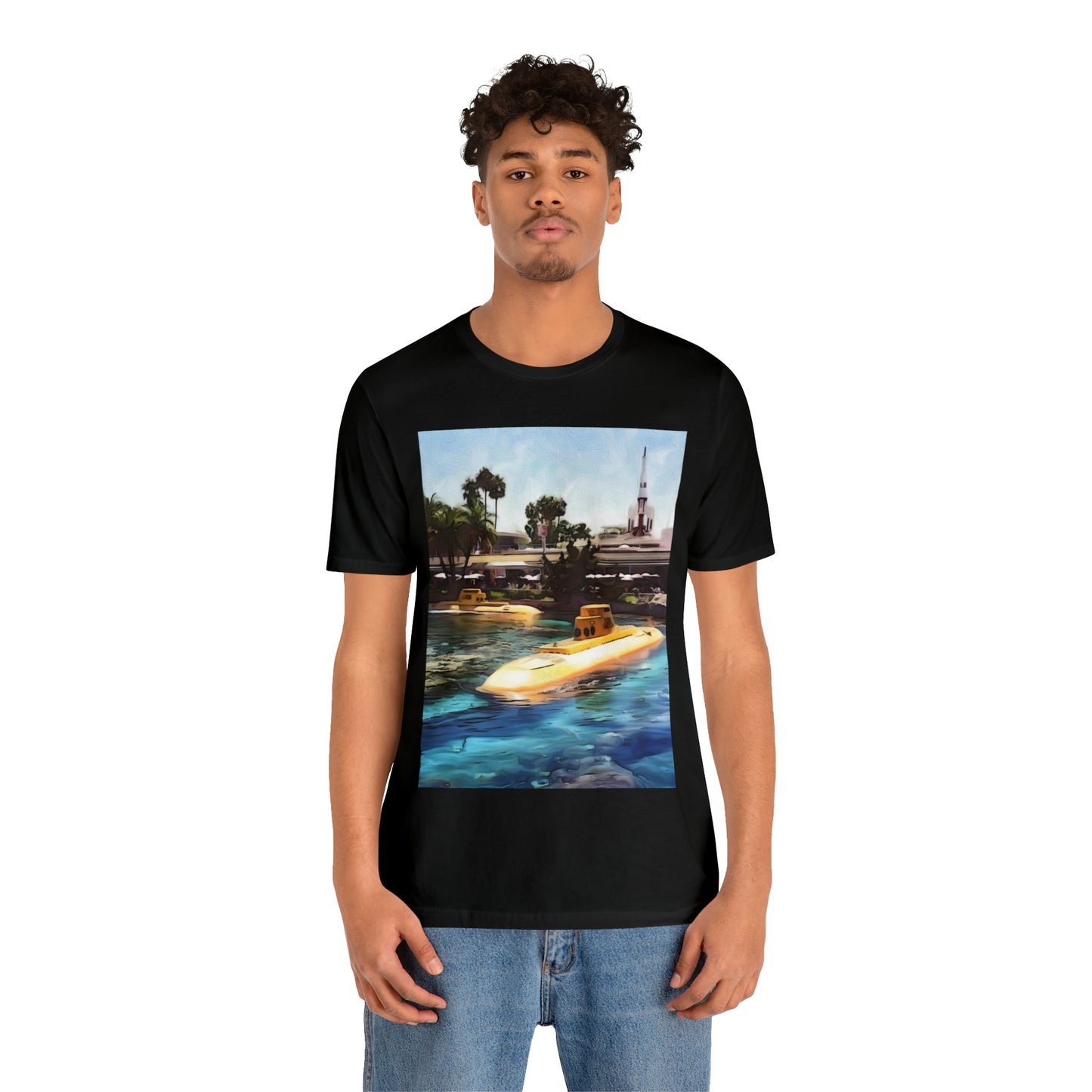 Unisex Jersey Short Sleeve Tee Painting of It's A Disney Thing! SUBMARINE VOYAGE
