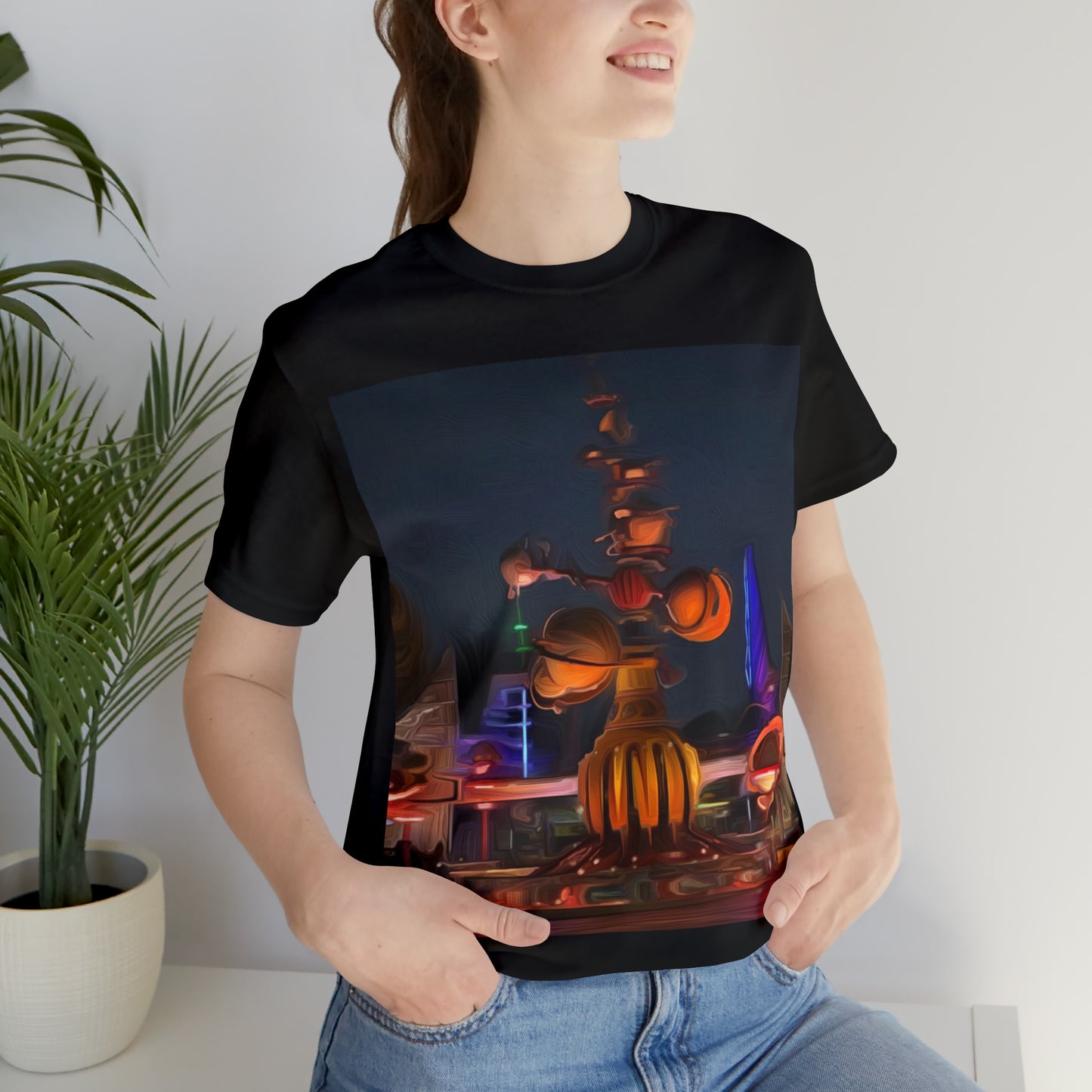 Unisex Jersey Short Sleeve Tee Painting of It's A Disney Thing! ASTRO ORBITOR