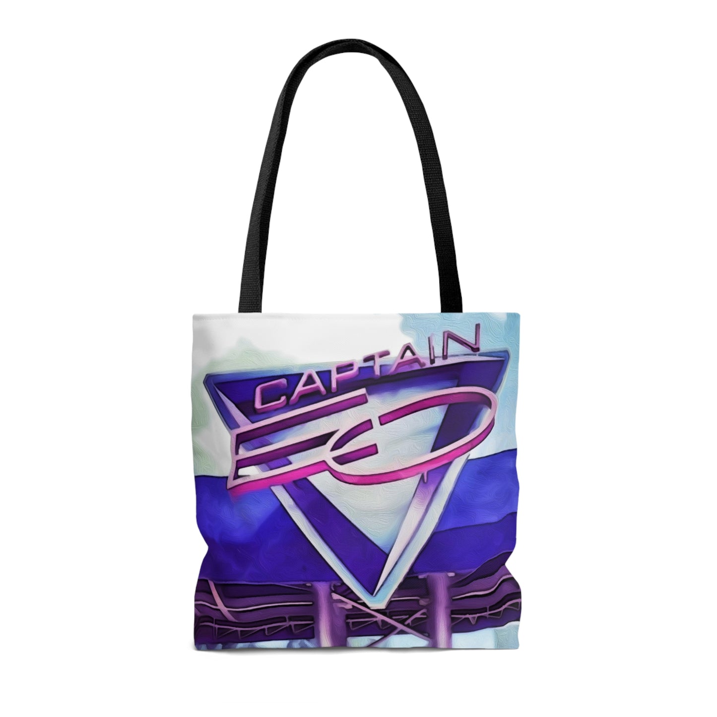 AOP Tote Bag Painting of Disneyland Captain EO