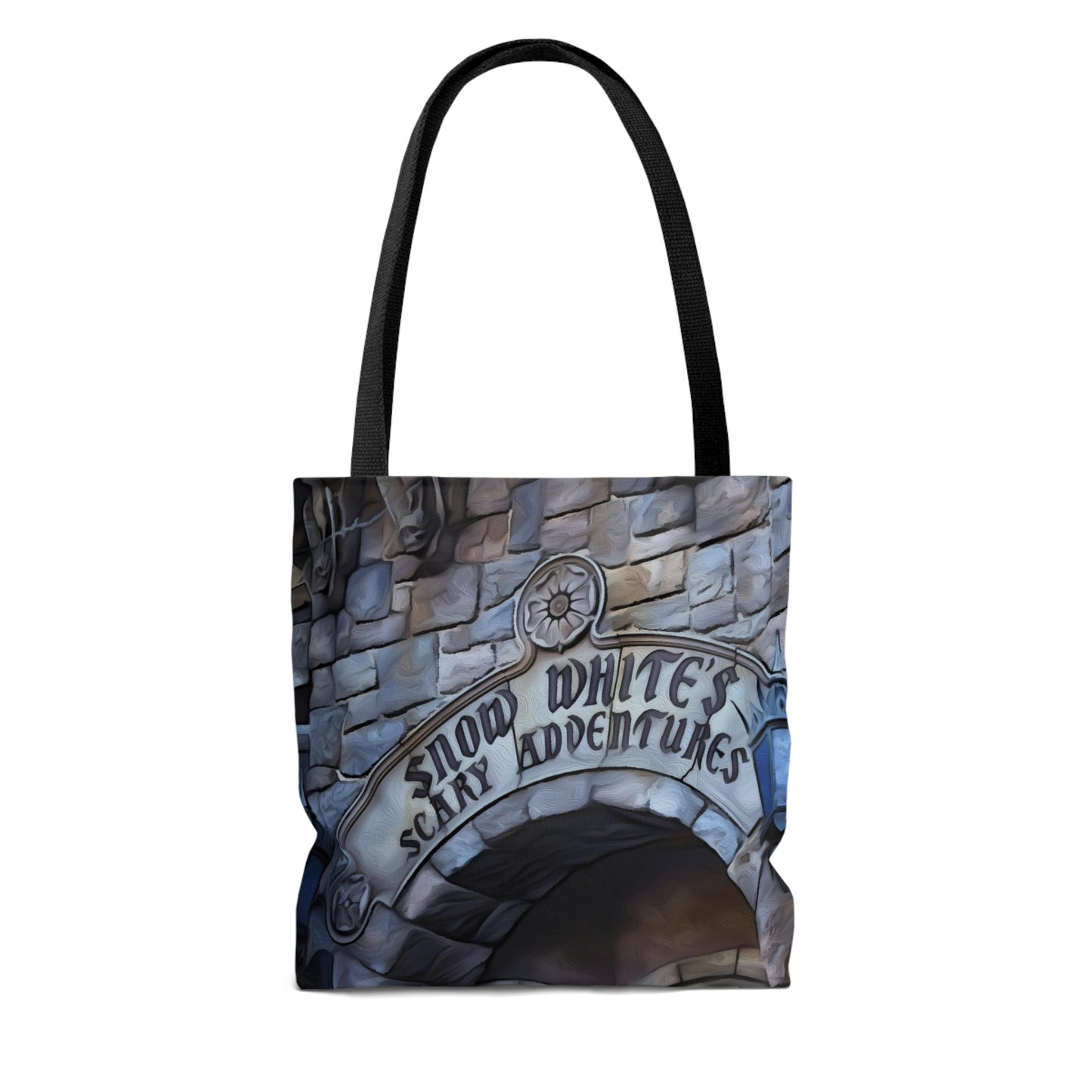 AOP Tote Bag Painting of Disneyland Resort Snow White Retro Dark Ride