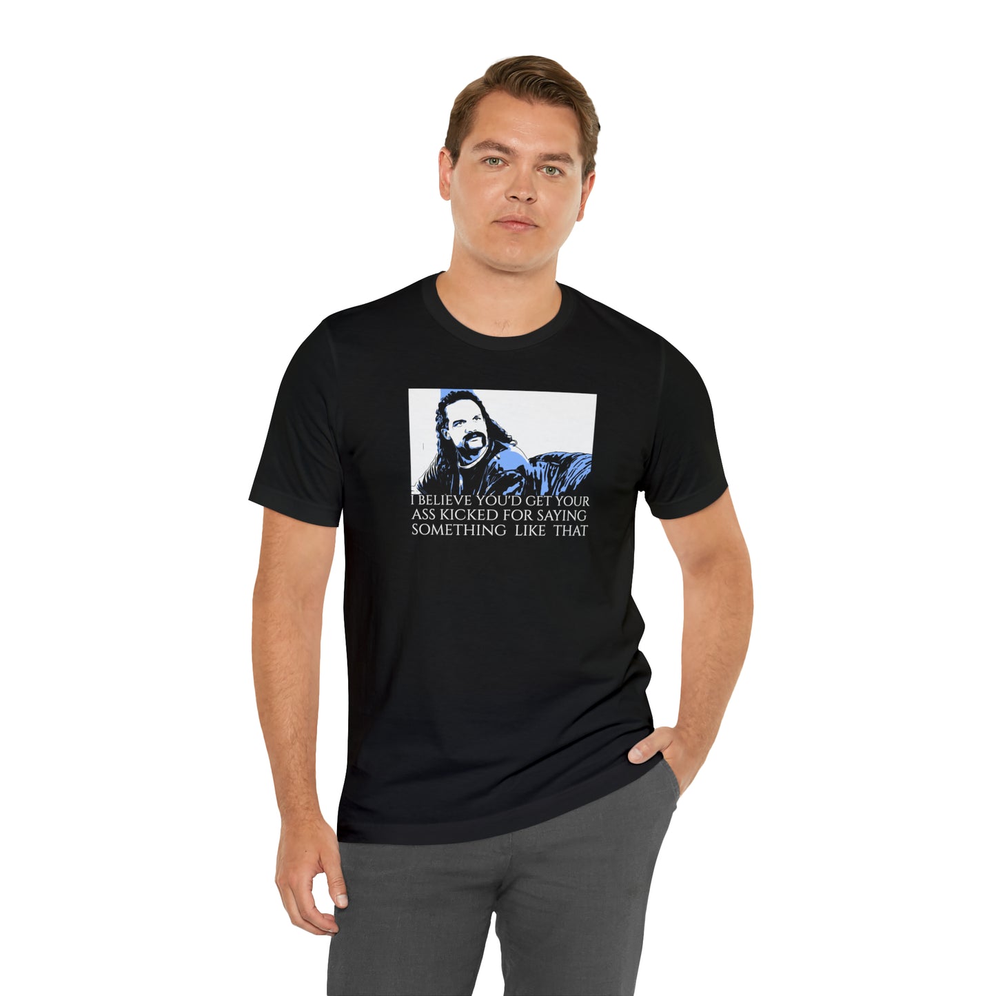 Unisex Jersey Short Sleeve Tee Office Space ~ I believe you'd get your as# kick