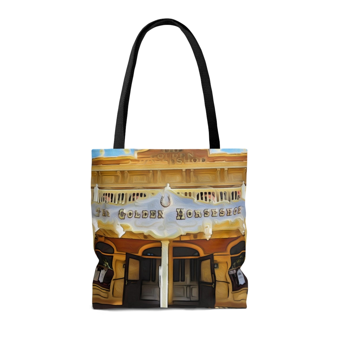 AOP Tote Bag Painting of Disneyland Resort The Golden Horseshoe