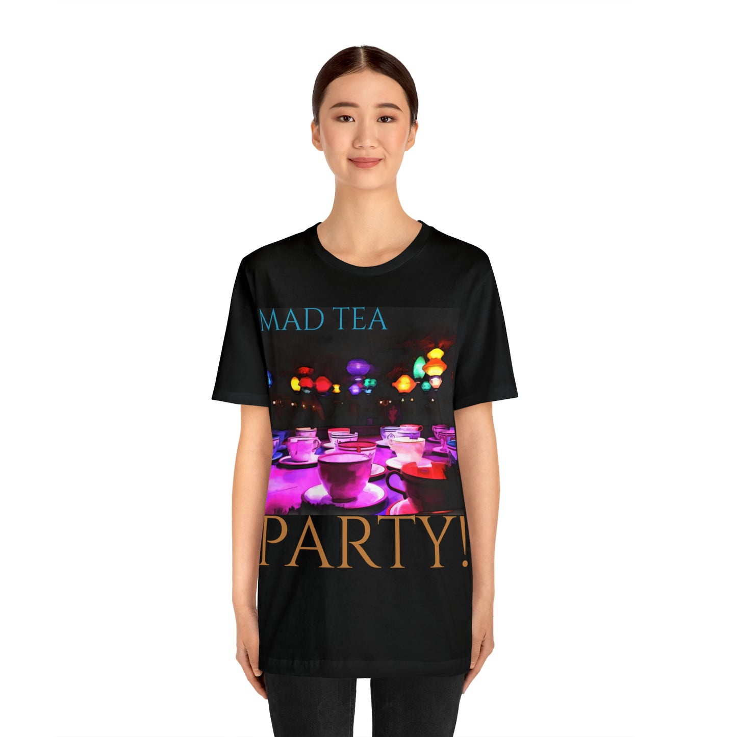 Unisex Jersey Short Sleeve Tee Painting of It's A Disney Thing! Mad TEA CUPS