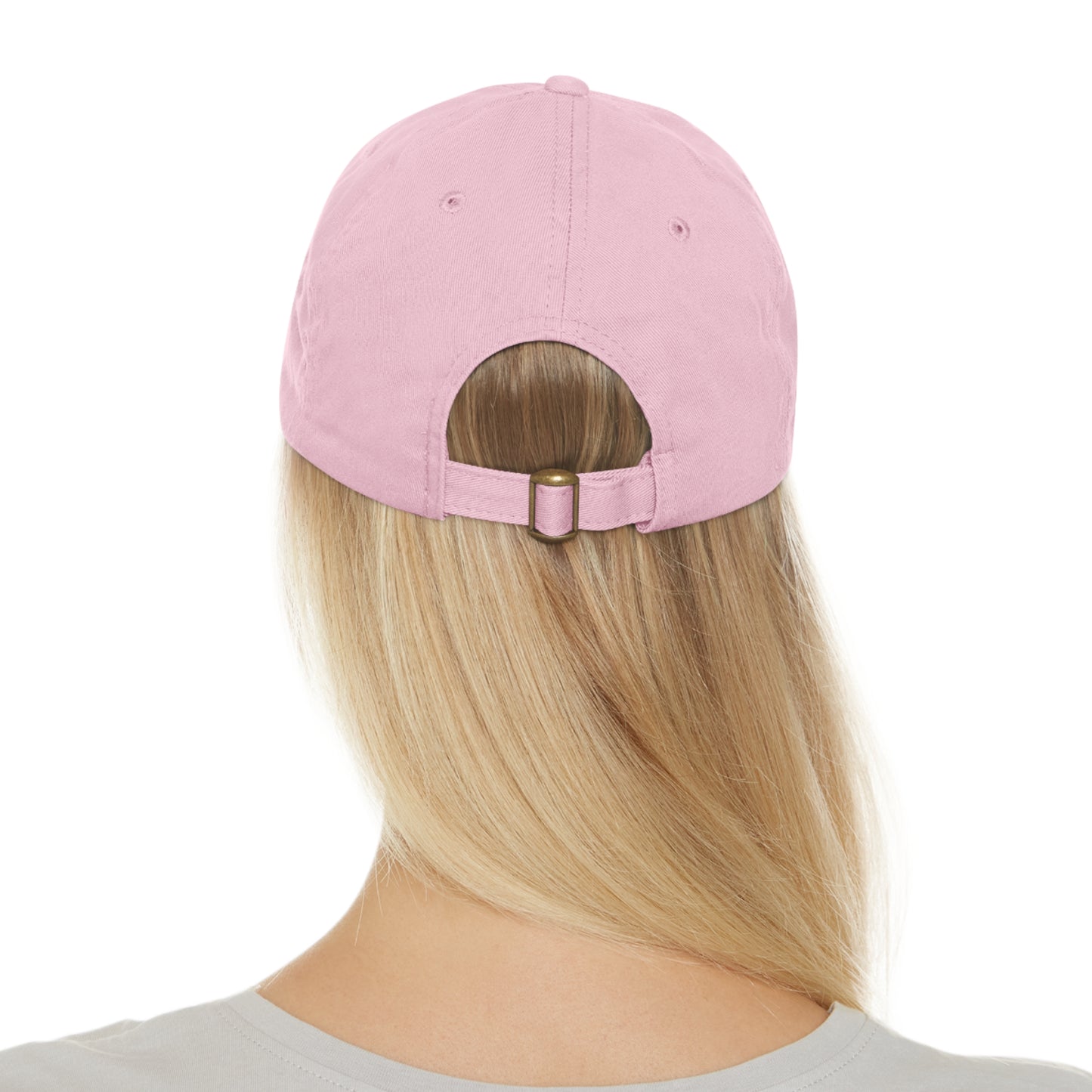 Dad Hat with Leather Patch (Round) Painting of Disneyland Resort Cafe Orlean's
