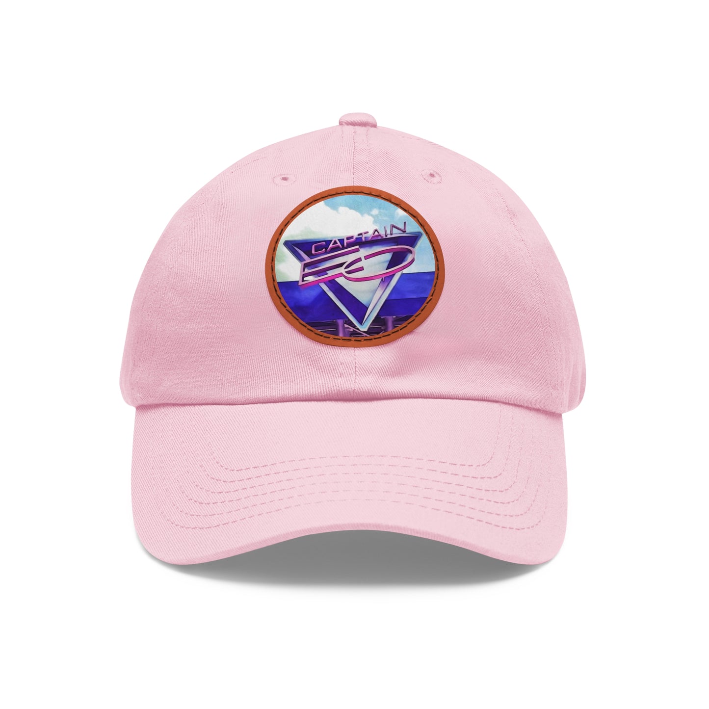 Dad Hat with Leather Patch (Round) Disneyland Retro Captain EO Show