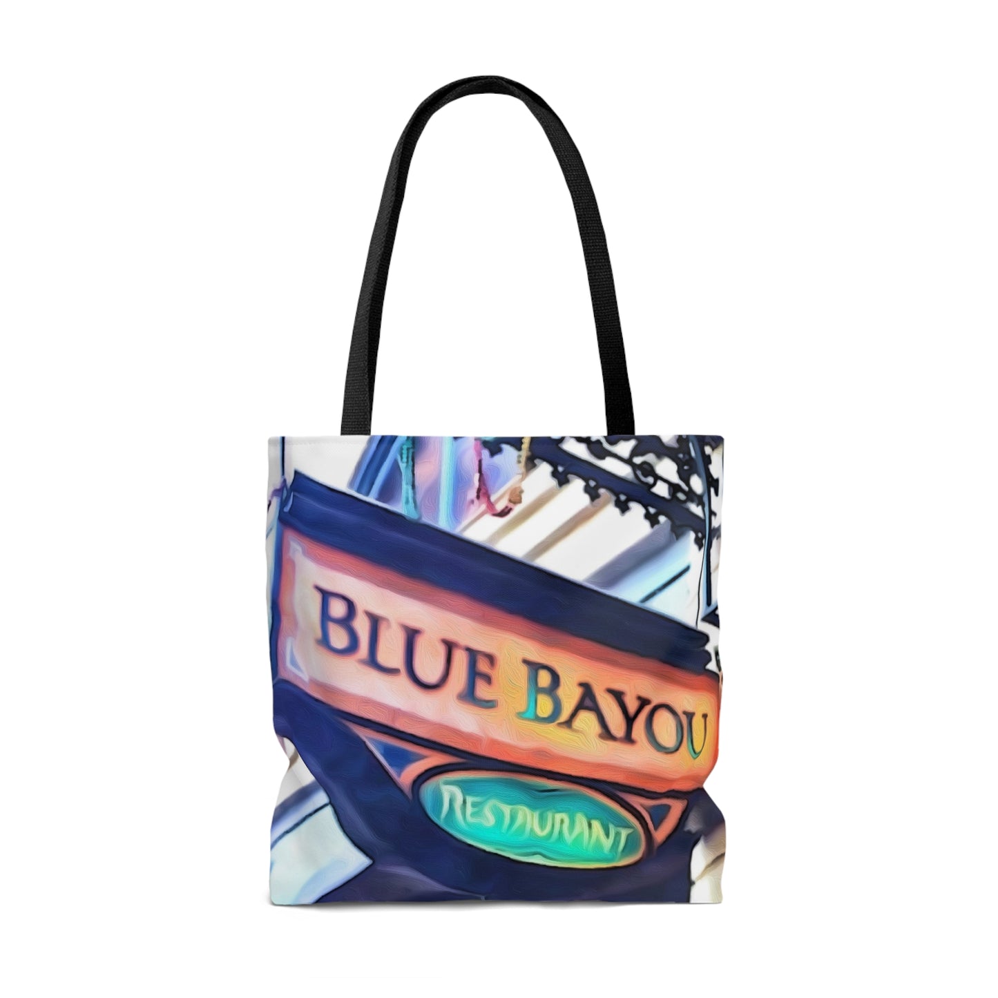 AOP Tote Bag Painting of Disneyland Resort Blue Bayou restaurant