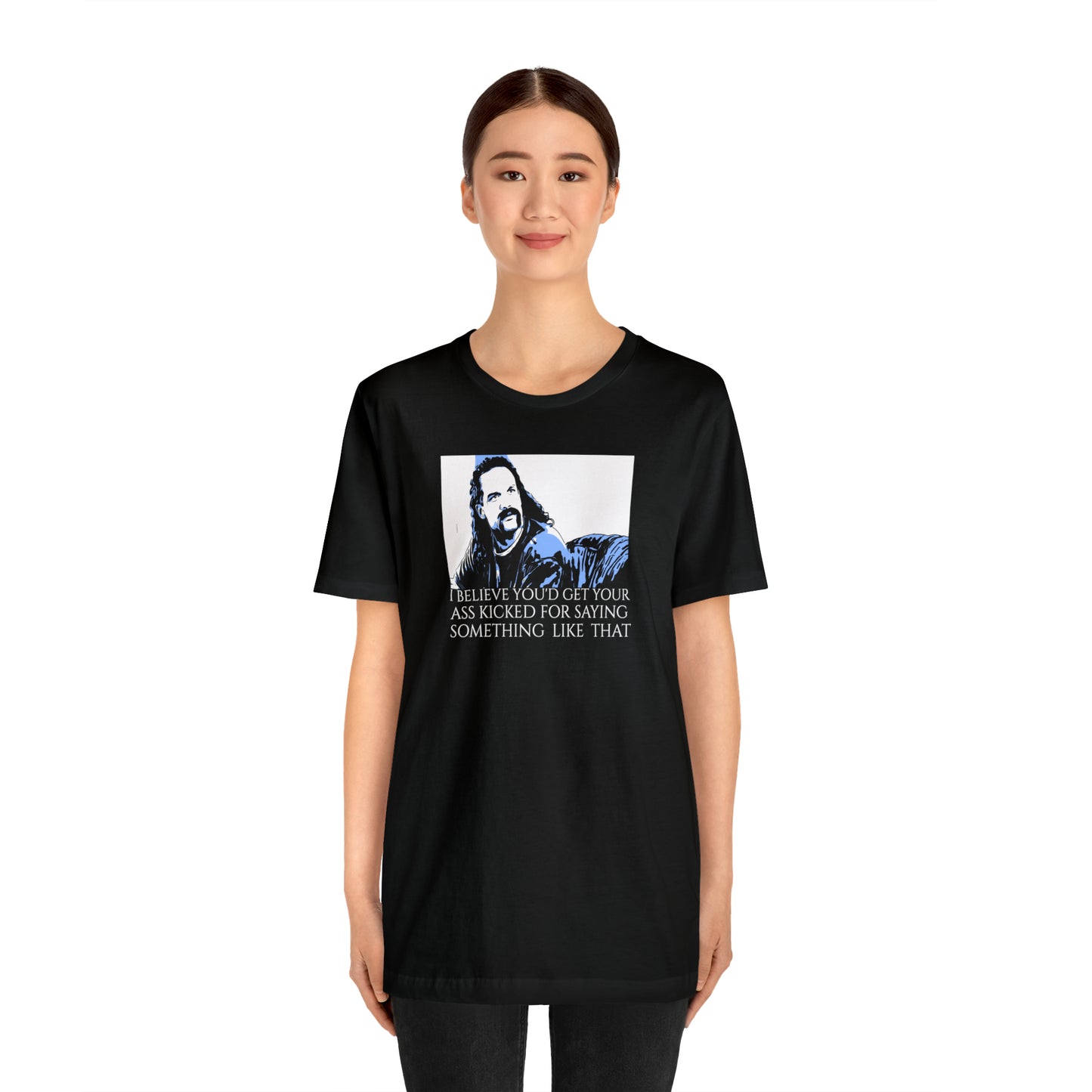 Unisex Jersey Short Sleeve Tee Office Space ~ I believe you'd get your as# kick