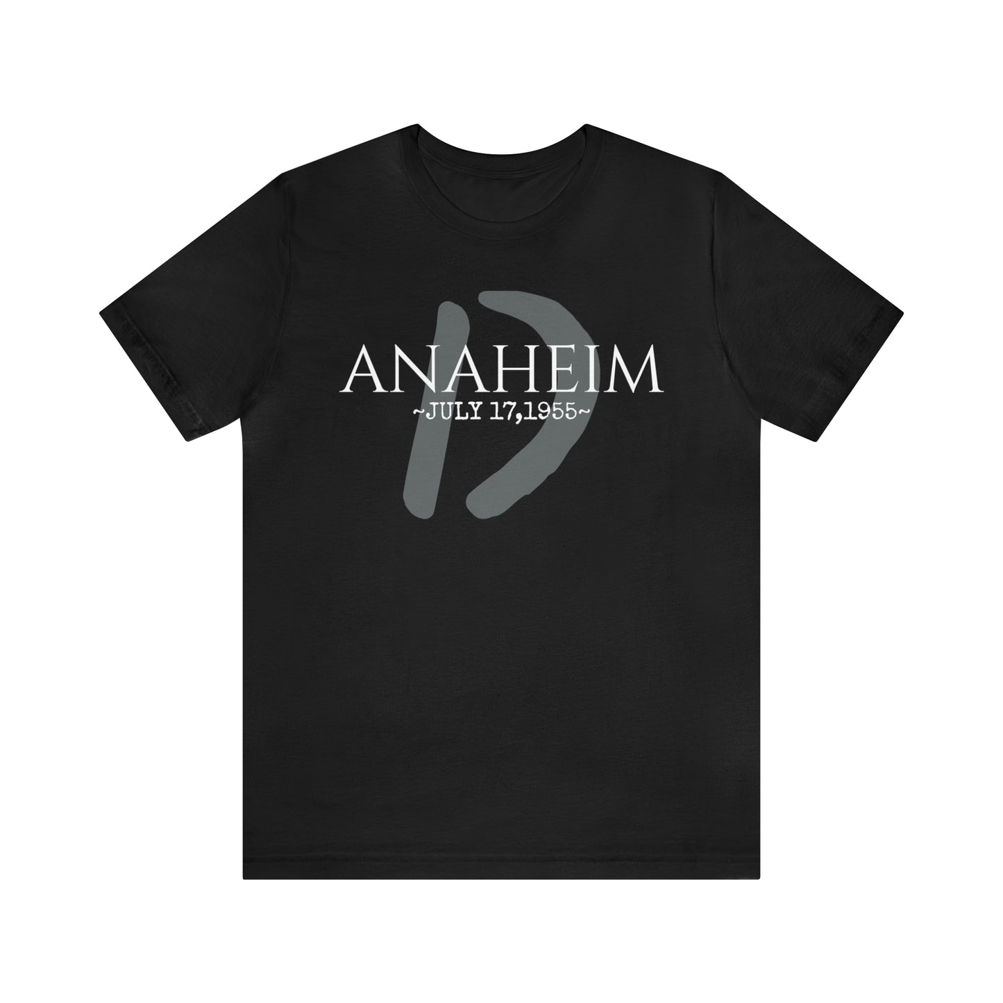 Unisex Jersey Short Sleeve Tee Disneyland Resort Opening Date ~ Anaheim