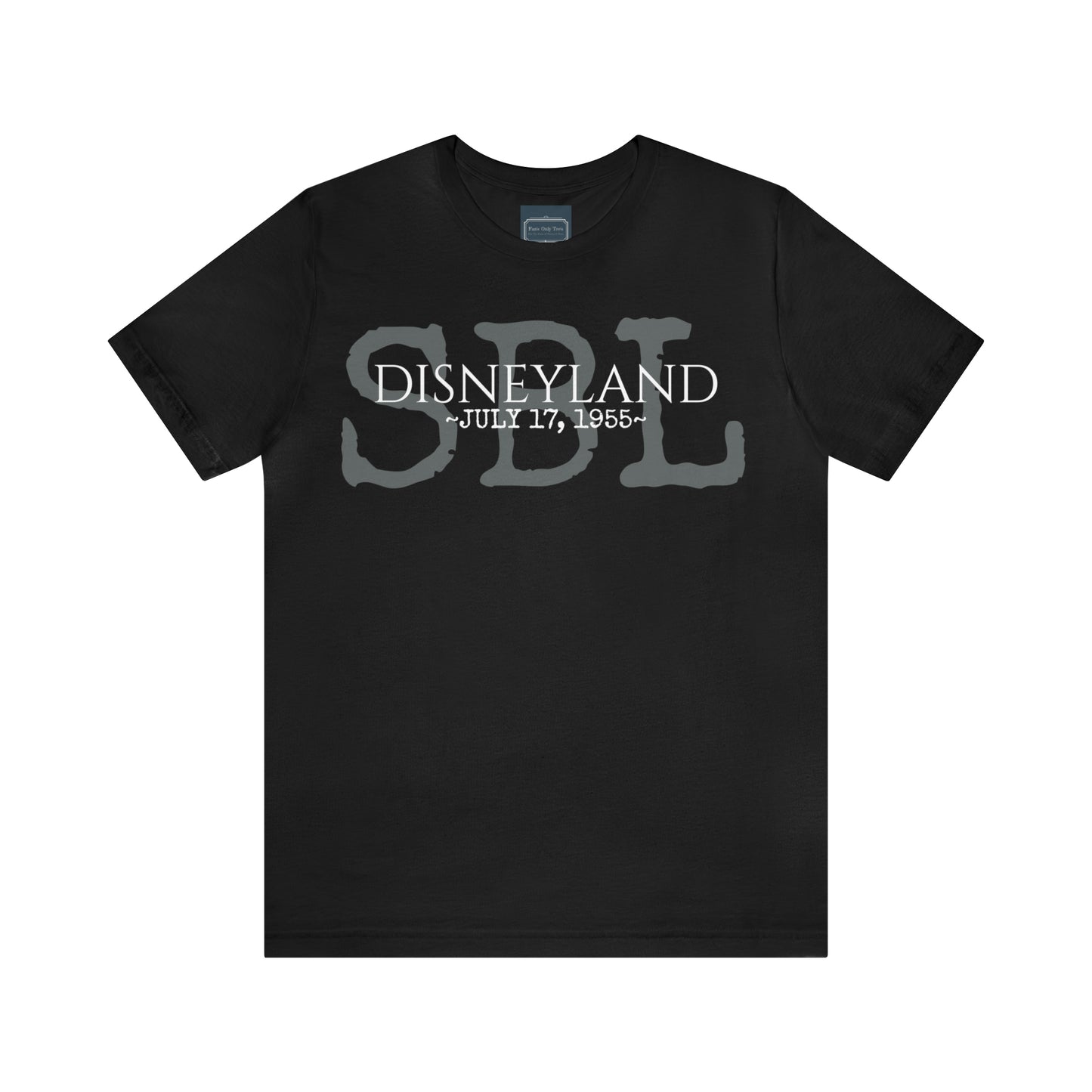 Unisex Jersey Short Sleeve Tee Disneyland storybook land ride opening day 1955