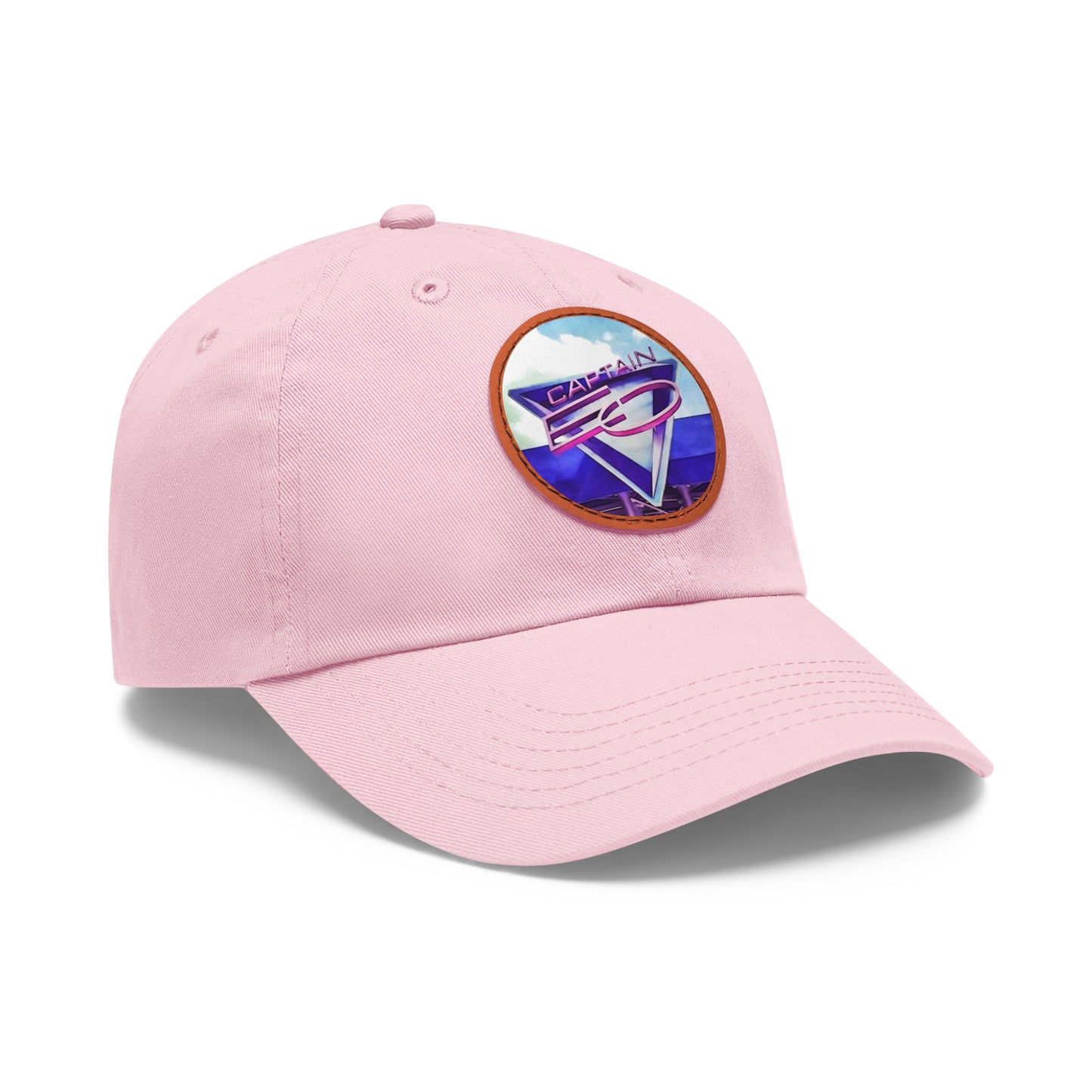 Dad Hat with Leather Patch (Round) Disneyland Retro Captain EO Show
