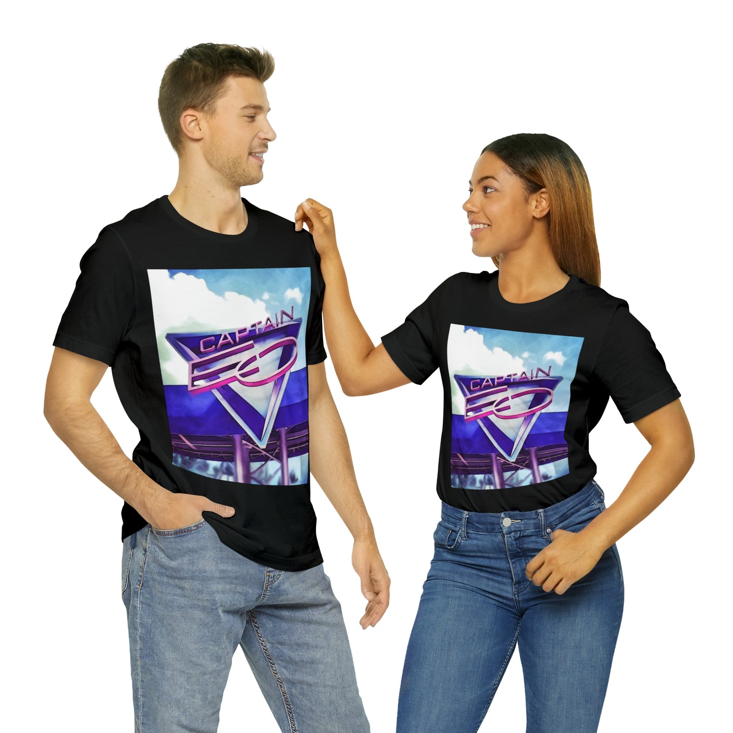 Unisex Jersey Short Sleeve Tee Painting of It's A Disney Thing! CAPTAIN EO
