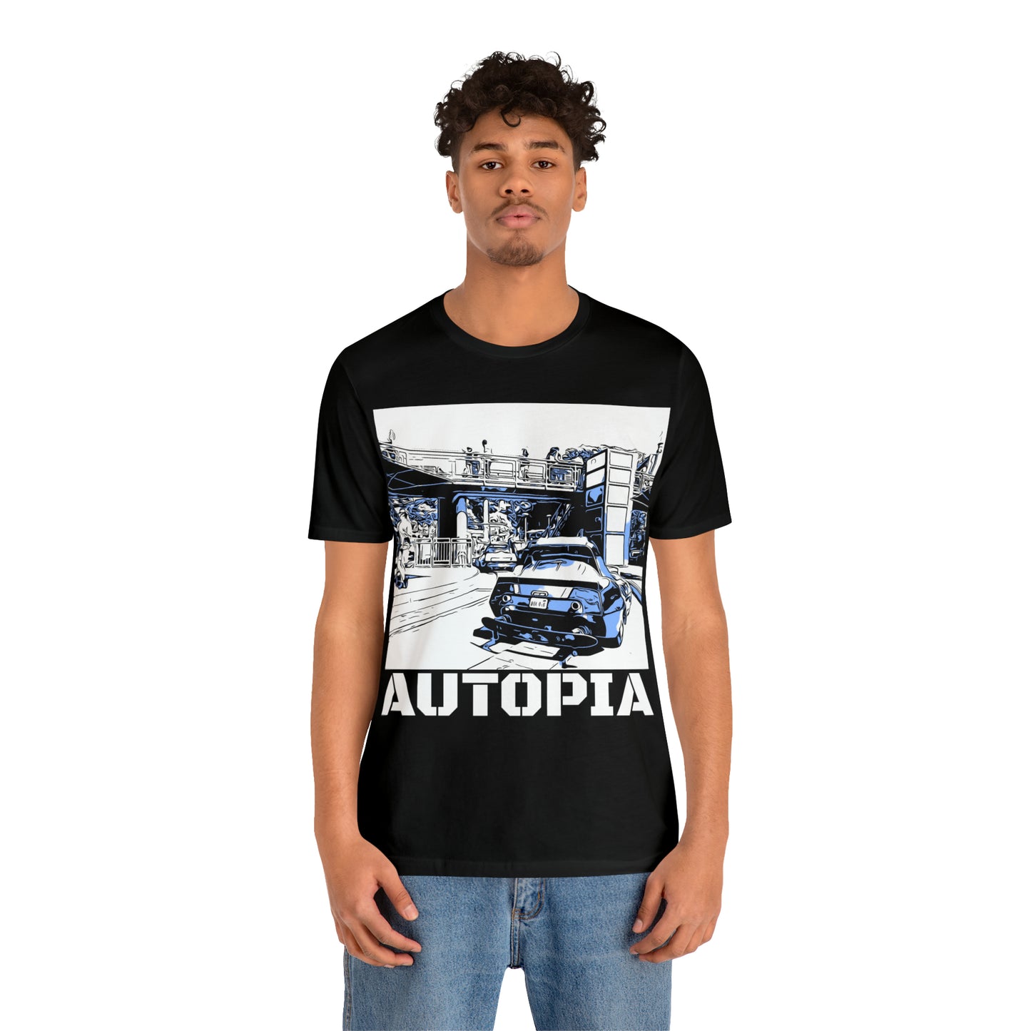 Unisex Jersey Short Sleeve Tee Painting of It's A Disney Thing! AUTOPIA