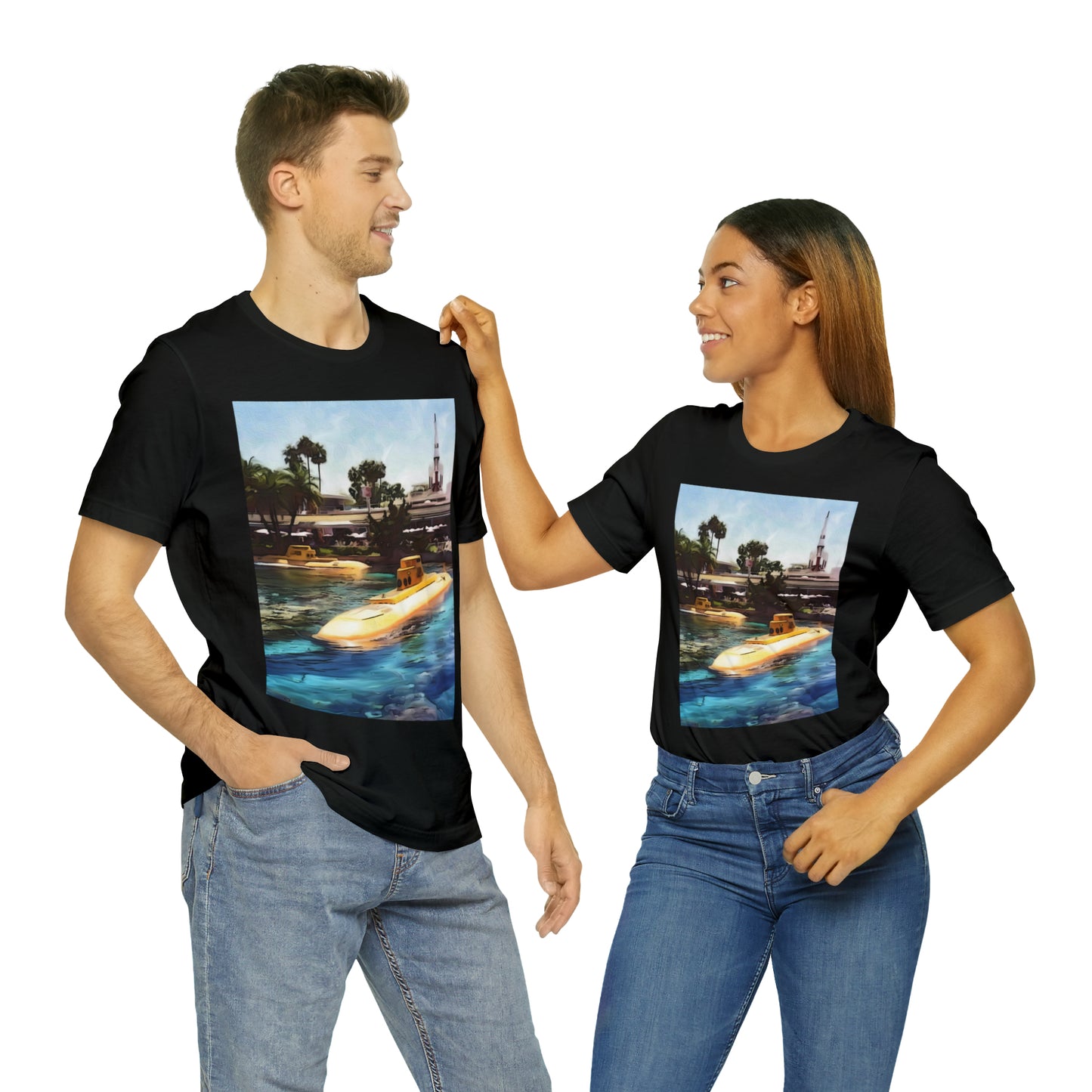 Unisex Jersey Short Sleeve Tee Painting of It's A Disney Thing! SUBMARINE VOYAGE