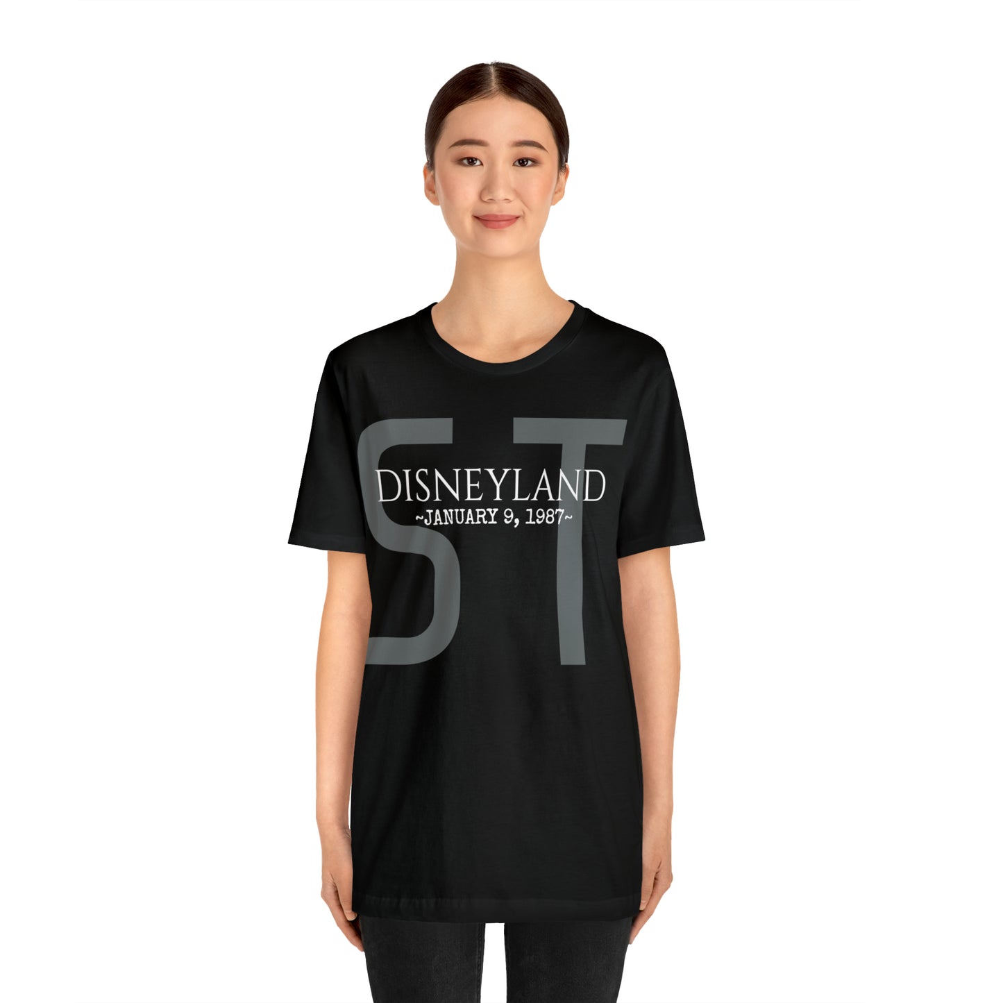 Unisex Jersey Short Sleeve Tee Disneyland Resort Star tours opening day 1987