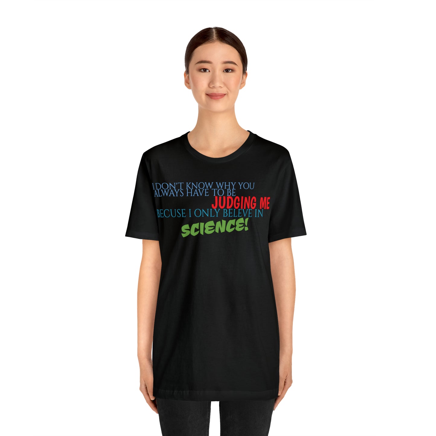 Unisex Jersey Short Sleeve Tee Nacho Libre - "Science"