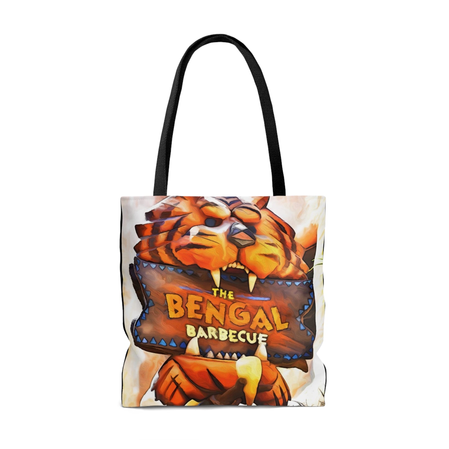 AOP Tote Bag Painting of Disneyland ~The Bangle Barbecue