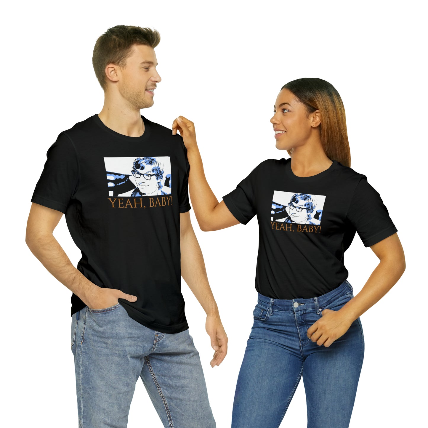 Unisex Jersey Short Sleeve Tee Austin Powers ~Quote~ Yeah, Baby!