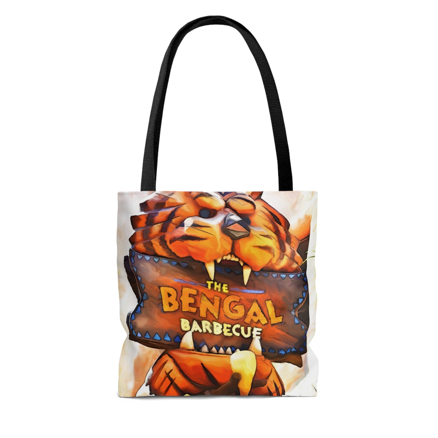 AOP Tote Bag Painting of Disneyland ~The Bangle Barbecue