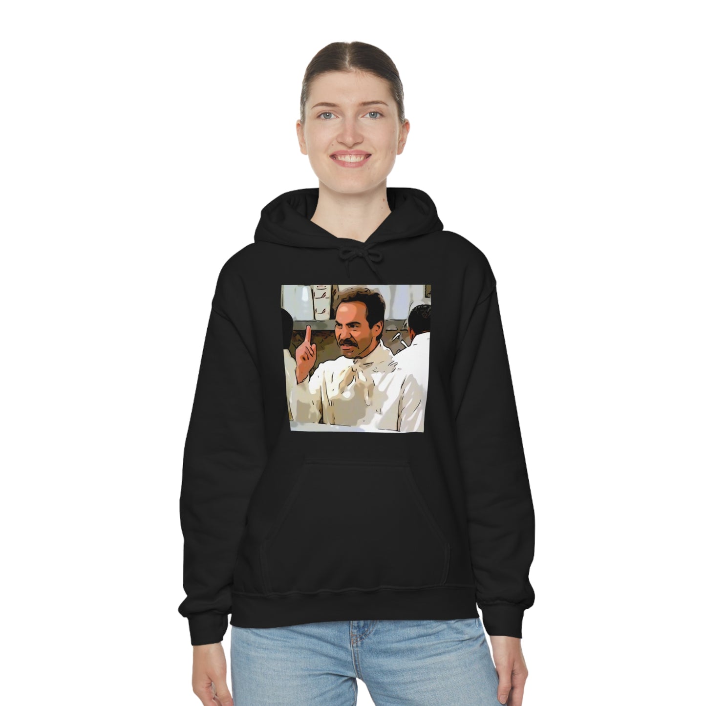 Unisex Heavy Blend™ Hooded Sweatshirt Seinfeld ~ Soup Nasi~ No Soup for you!