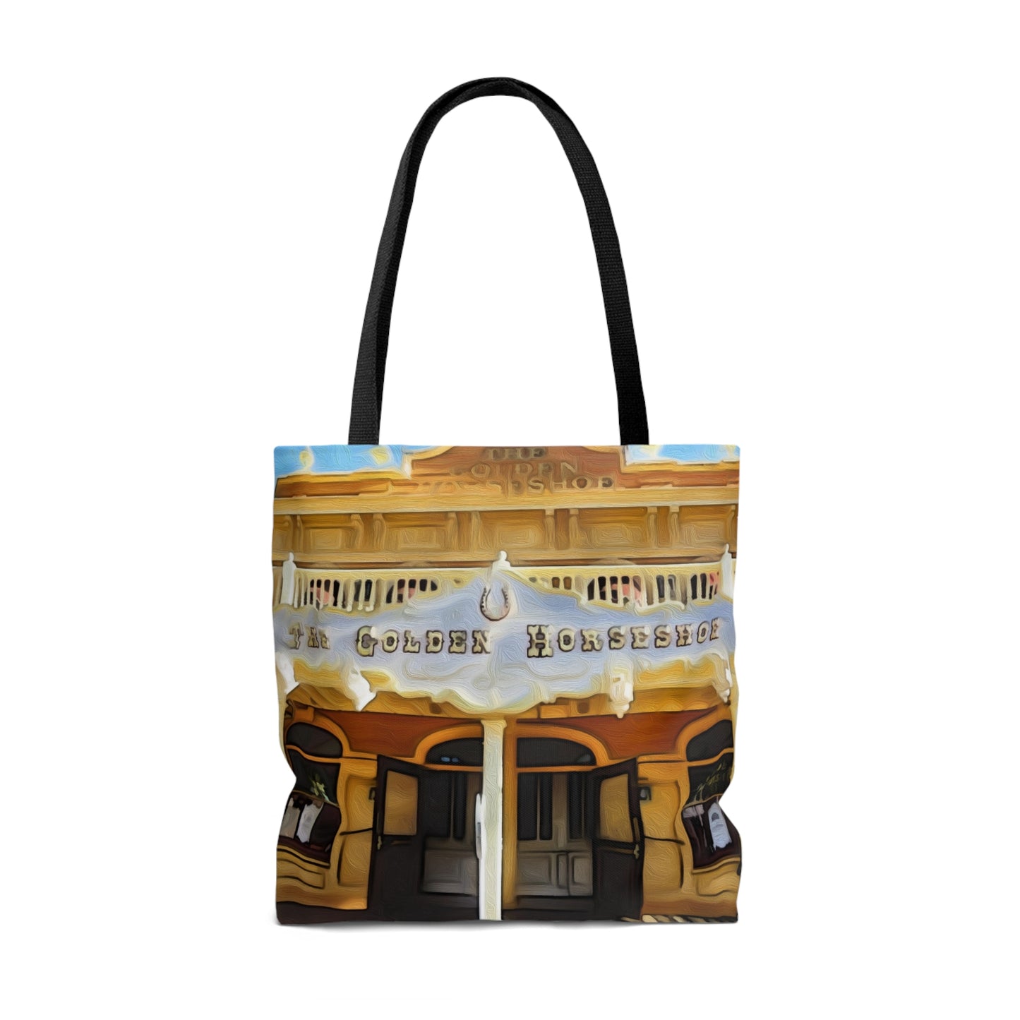 AOP Tote Bag Painting of Disneyland Resort The Golden Horseshoe