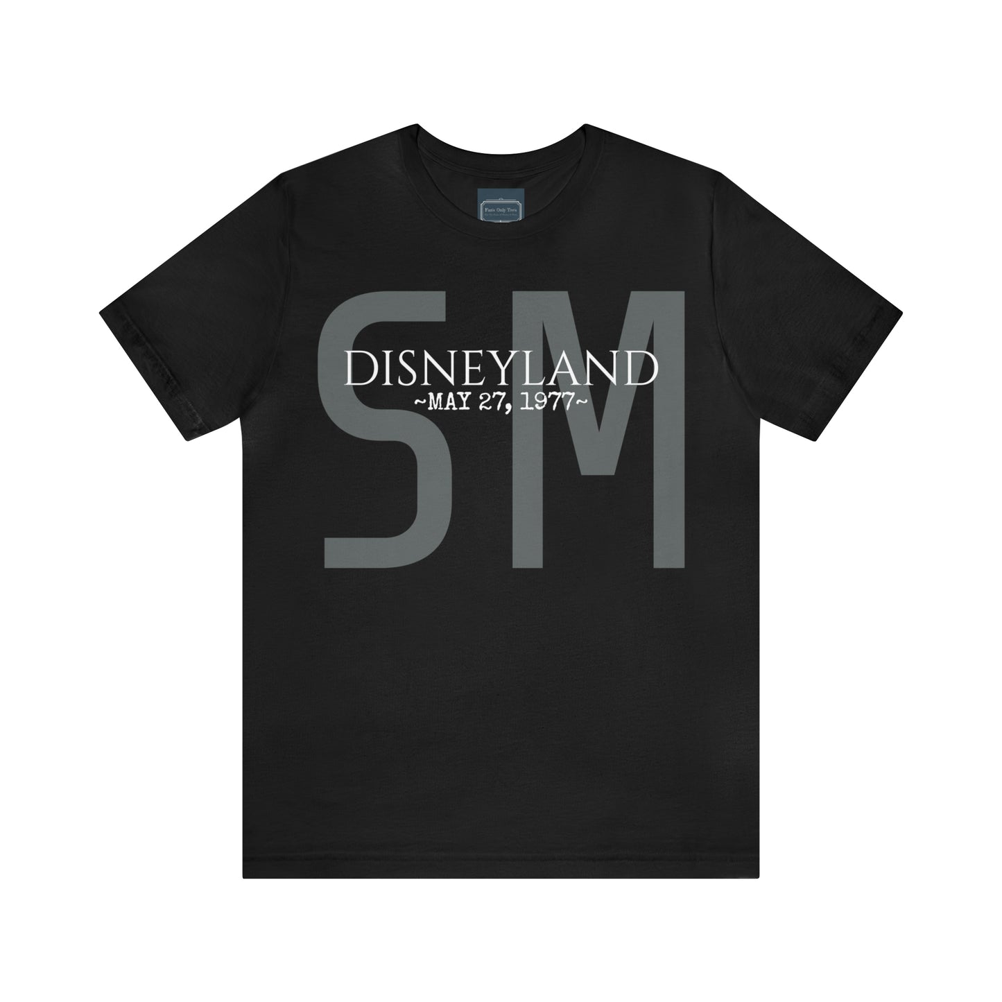 Unisex Jersey Short Sleeve Tee Disneyland Space Mountain opening day 1977