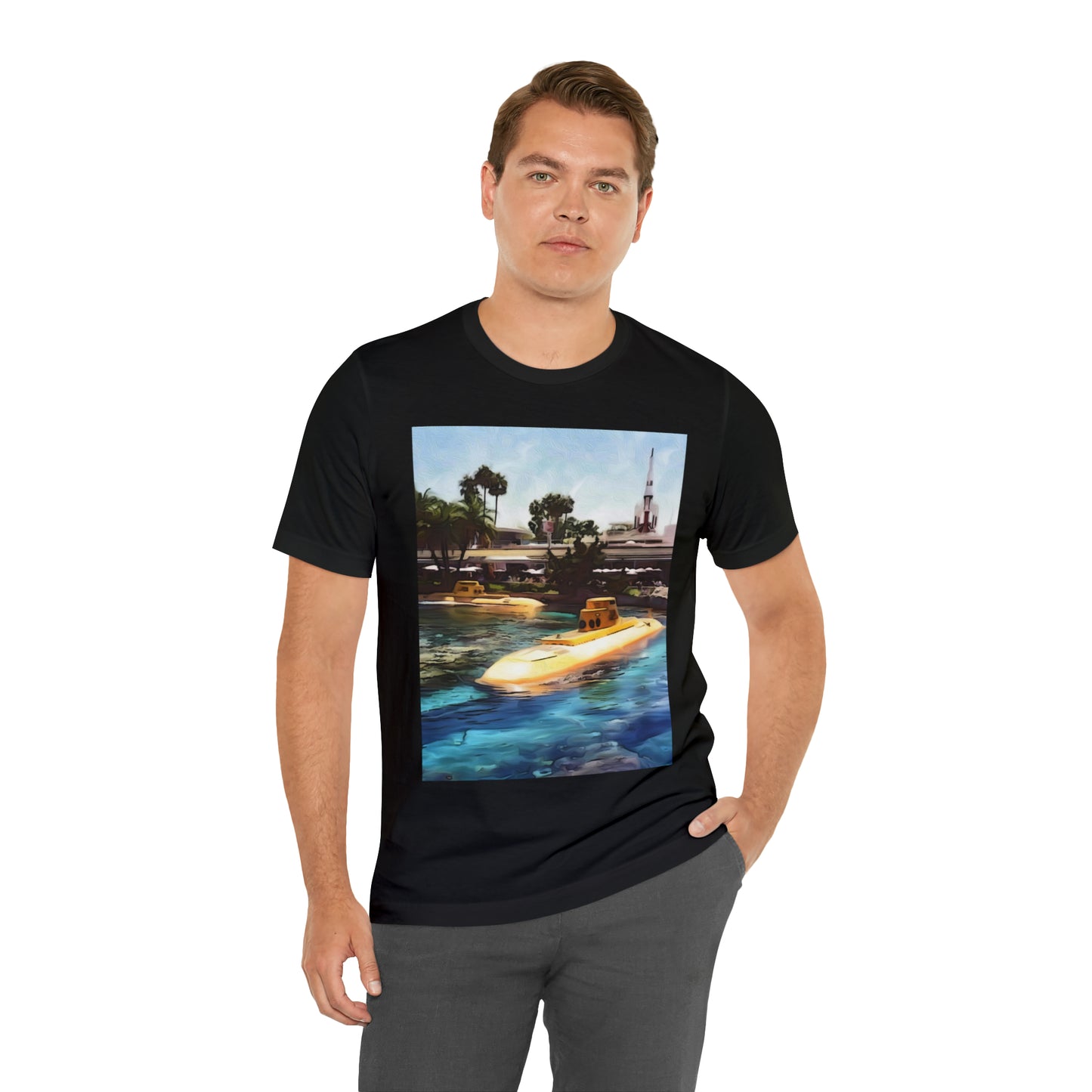 Unisex Jersey Short Sleeve Tee Painting of It's A Disney Thing! SUBMARINE VOYAGE