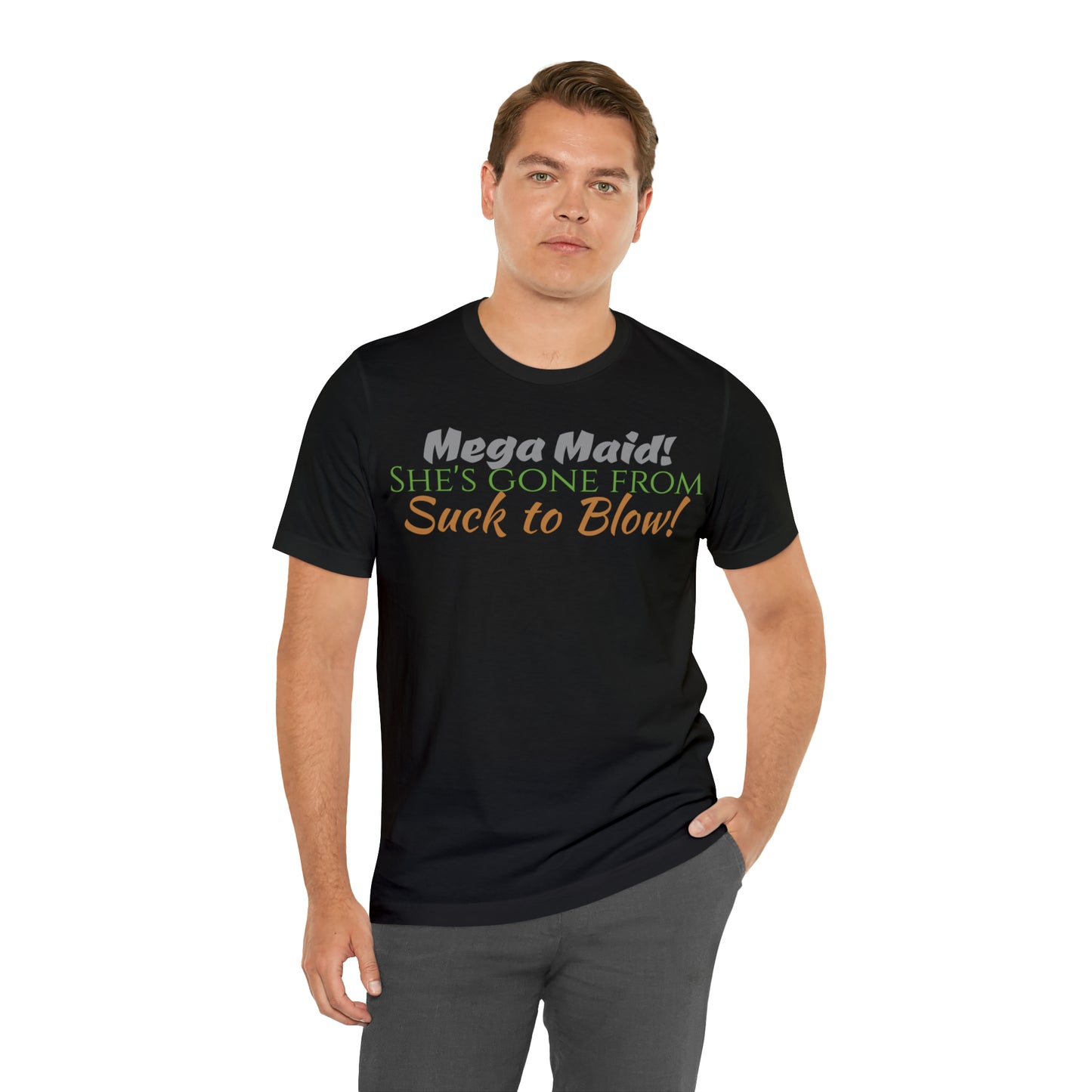 Unisex Jersey Short Sleeve Tee Spaceballs Movie ~ Mega Maid!