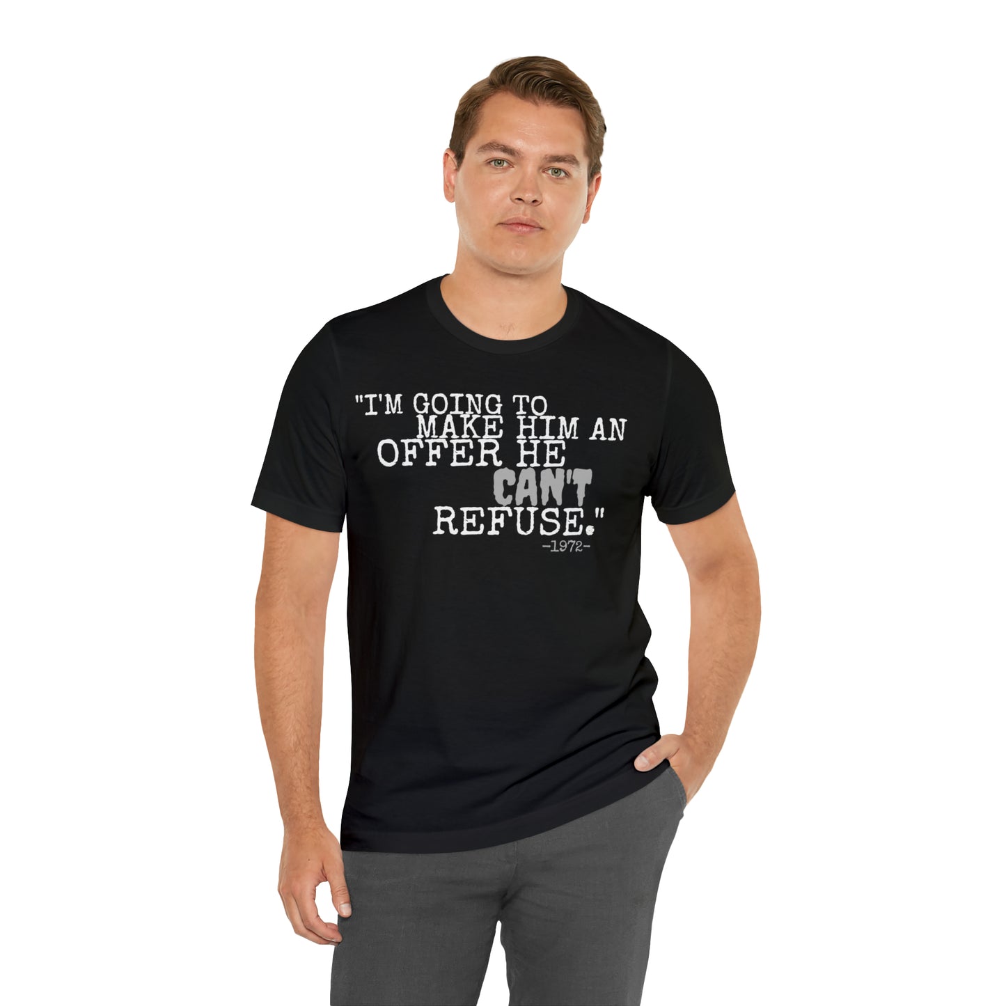 Unisex Jersey Short Sleeve Tee The Godfather Movie Quote "I'm going to make him