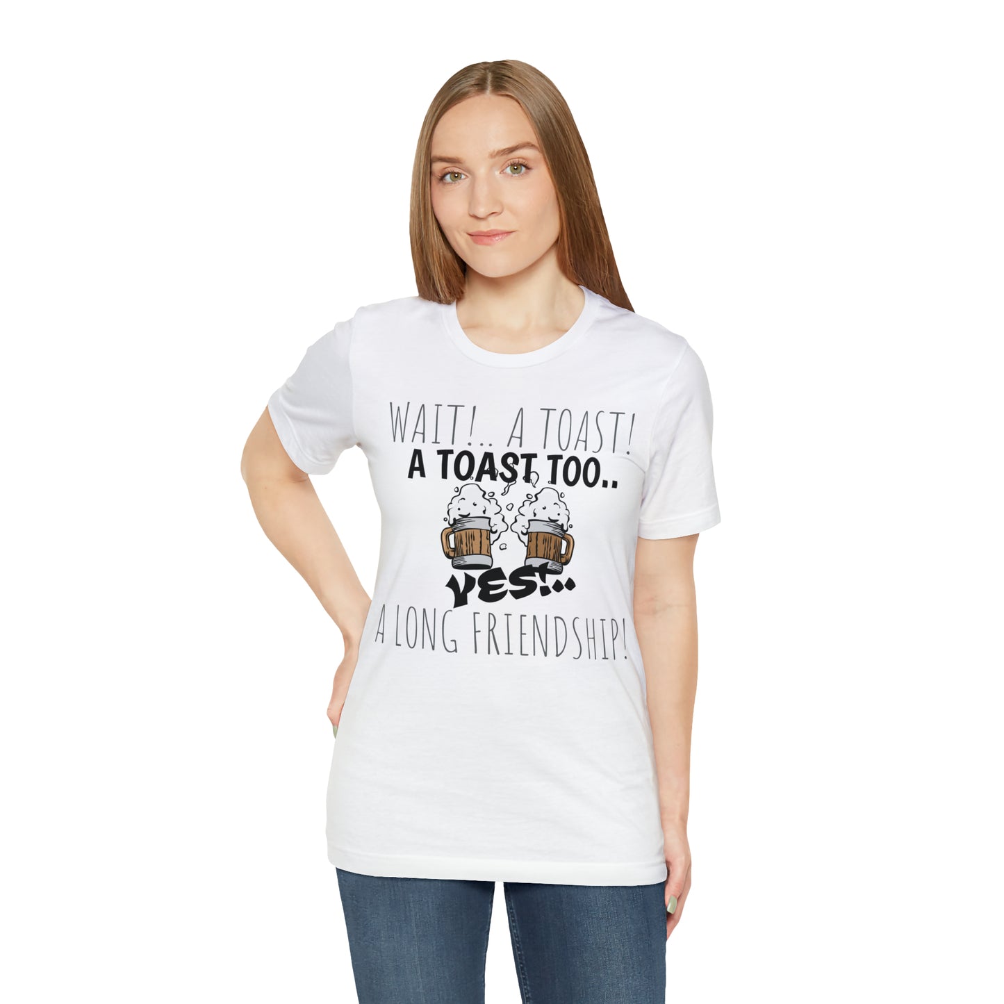 Unisex Jersey Short Sleeve Tee Young Frankenstein~ A TOAST!
