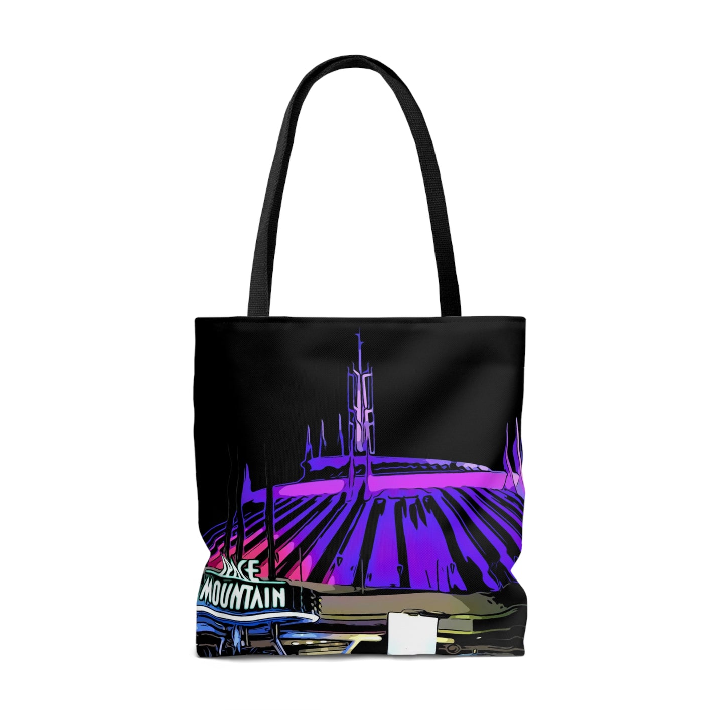AOP Tote Bag Painting of Disneyland Resort~ It's A Disney Thing!~Space Mountain