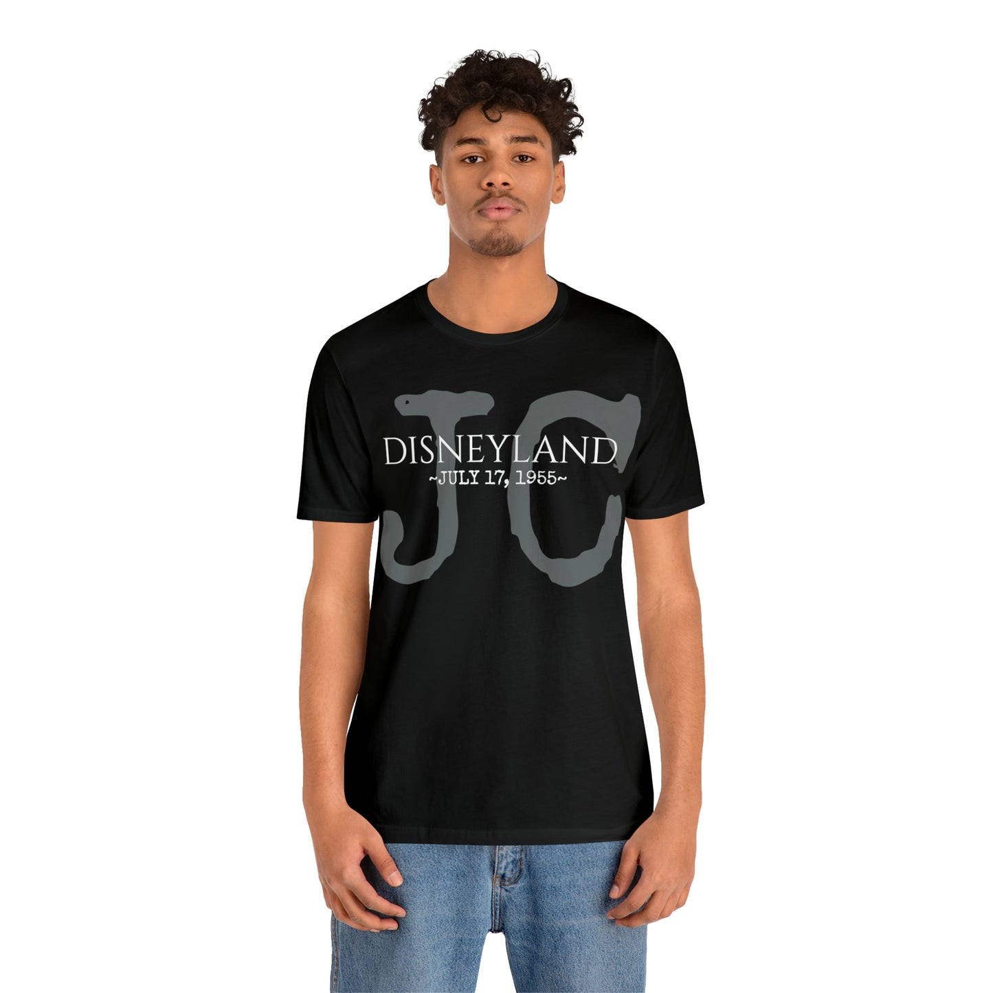 Unisex Jersey Short Sleeve Tee Disneyland jungle cruise ride opening day 1955.