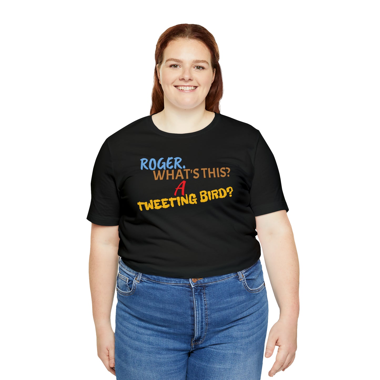 Unisex Jersey Short Sleeve Tee How Framed Roger Rabbit Quote- Roger What's this?