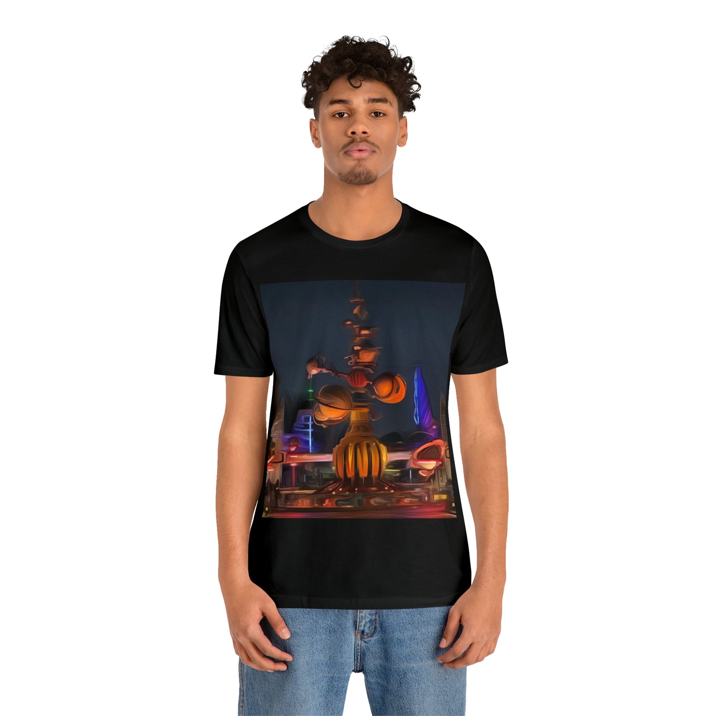 Unisex Jersey Short Sleeve Tee Painting of It's A Disney Thing! ASTRO ORBITOR