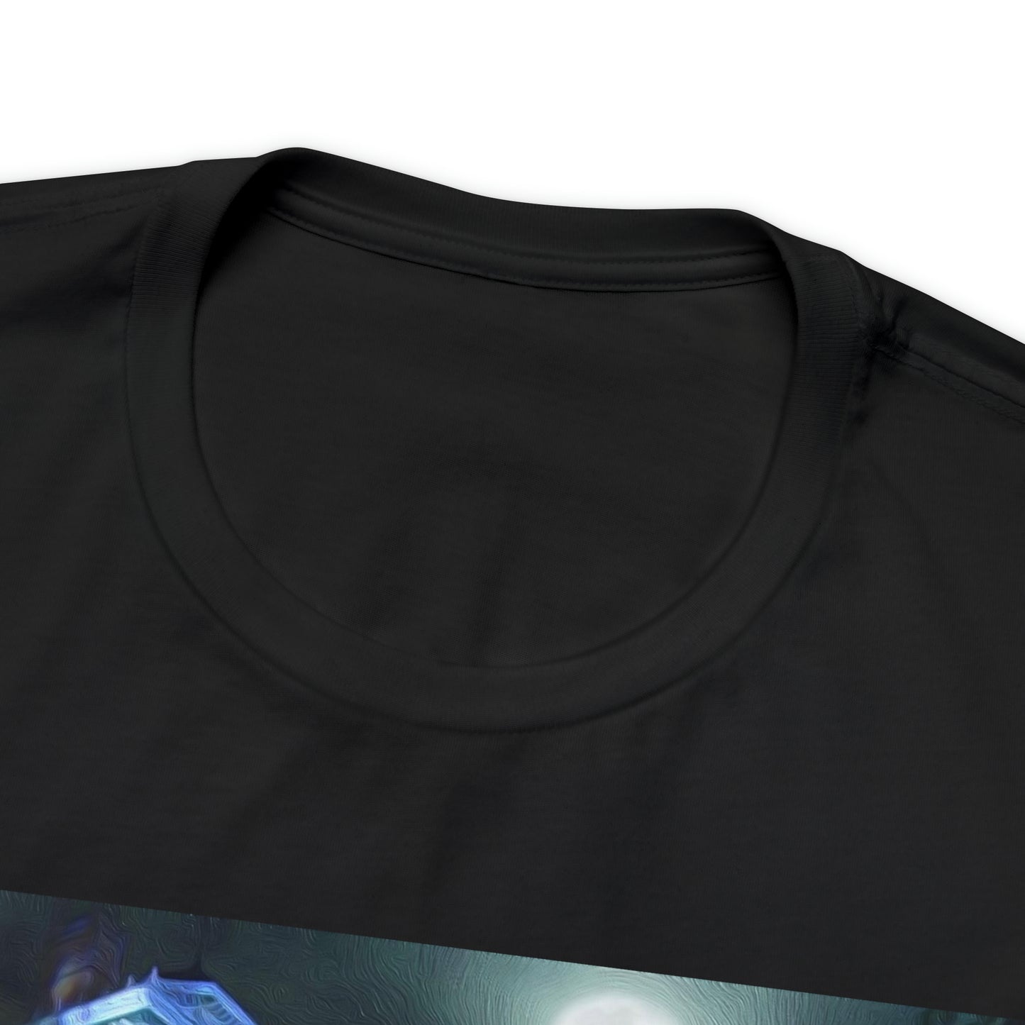 Unisex Jersey Short Sleeve Tee Painting of Disneyland the HAUNTED MANSION