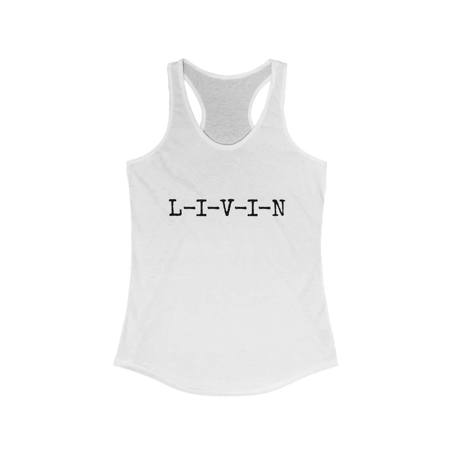 Women's Ideal Racerback Tank Dazed and Confused ~ L-I-V-I-N