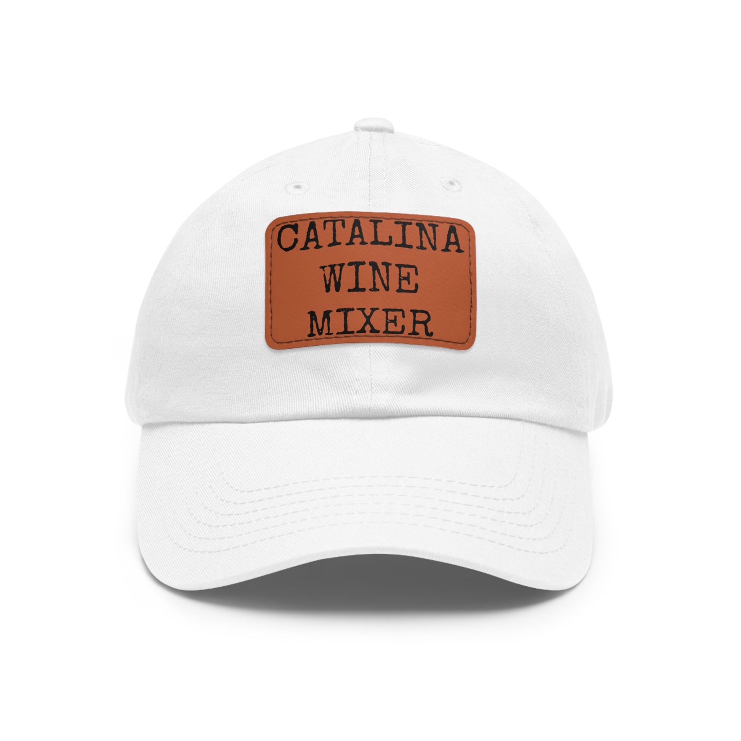 Dad Hat with Leather Patch (Rectangle) Movie Stepbrothers ~ Catalina wine mixer