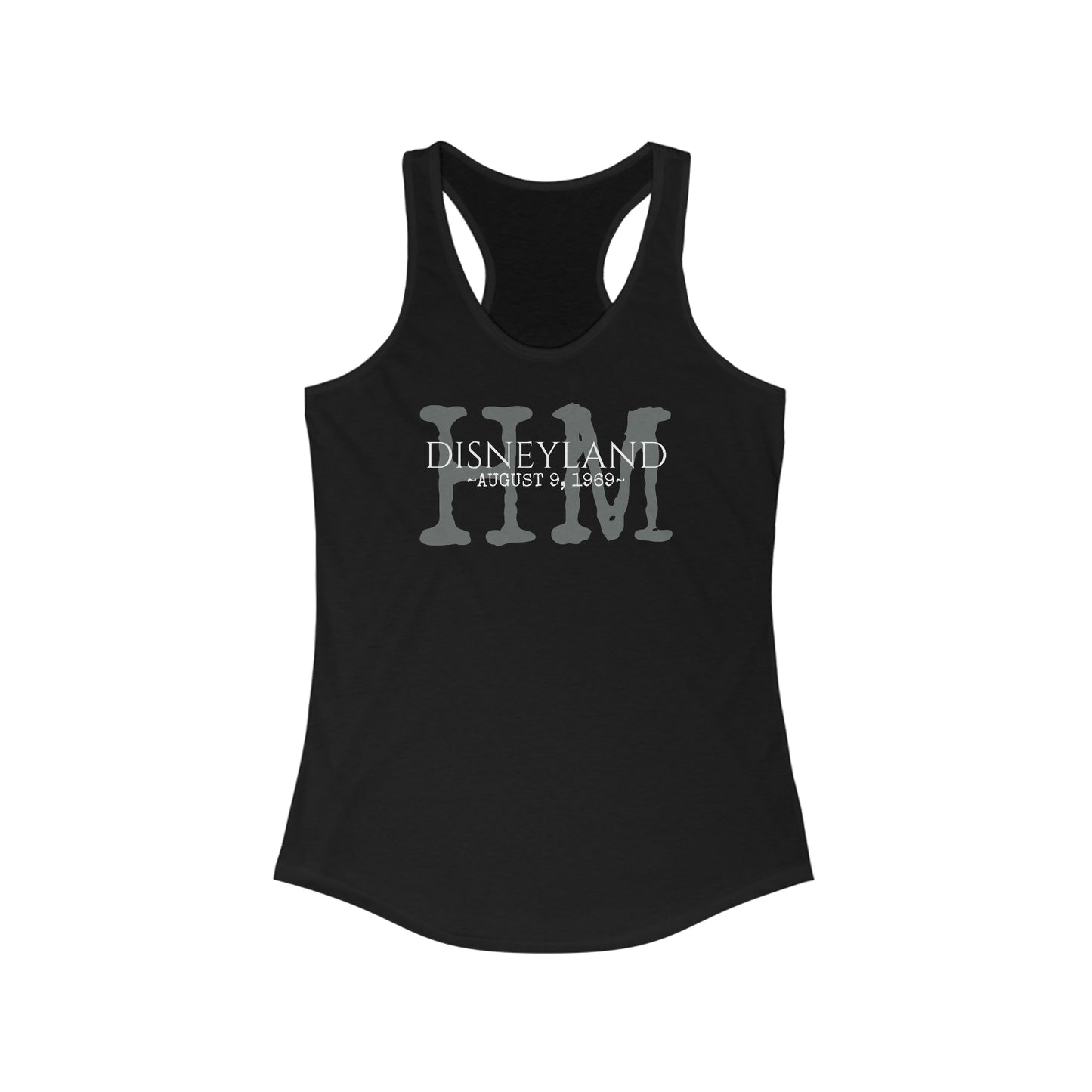 Women's Ideal Racerback Tank Disneyland haunted mansion opening day 1969