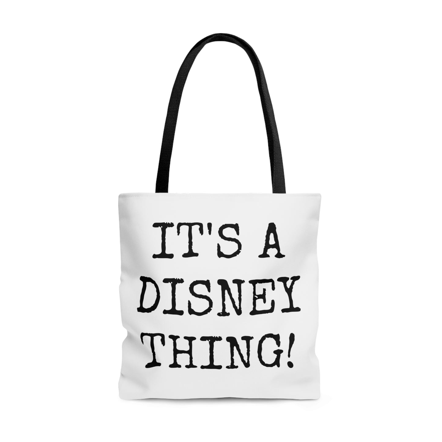 AOP Tote Bag Painting of Disneyland Vintage Ticket Stub