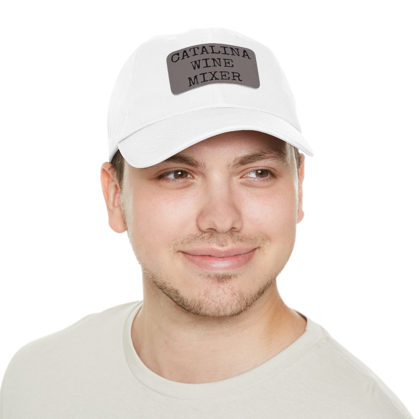 Dad Hat with Leather Patch (Rectangle) Movie Stepbrothers ~ Catalina wine mixer