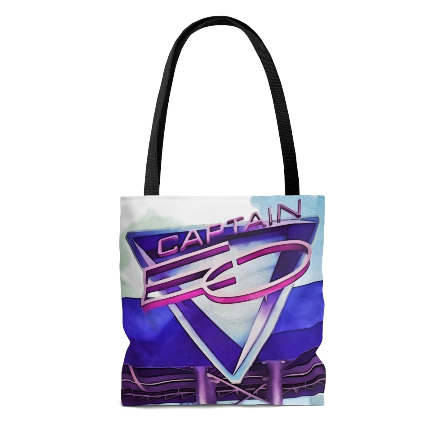 AOP Tote Bag Painting of Disneyland Captain EO