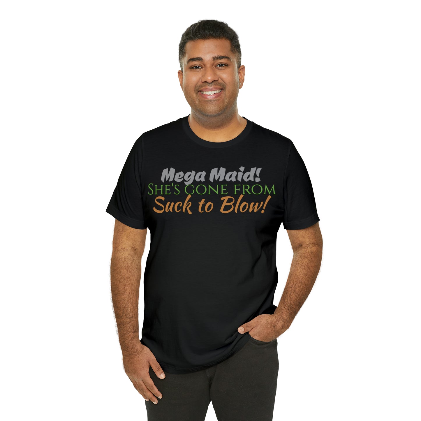 Unisex Jersey Short Sleeve Tee Spaceballs Movie ~ Mega Maid!