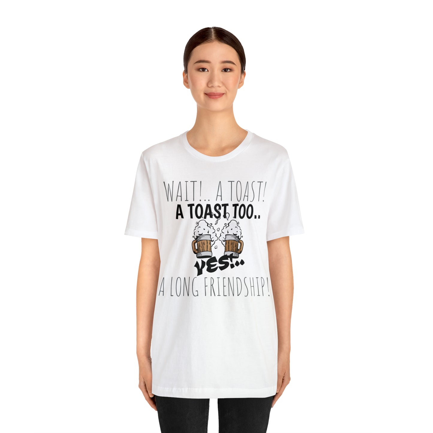 Unisex Jersey Short Sleeve Tee Young Frankenstein~ A TOAST!