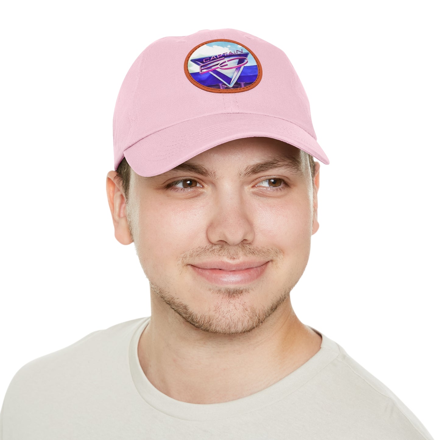 Dad Hat with Leather Patch (Round) Disneyland Retro Captain EO Show
