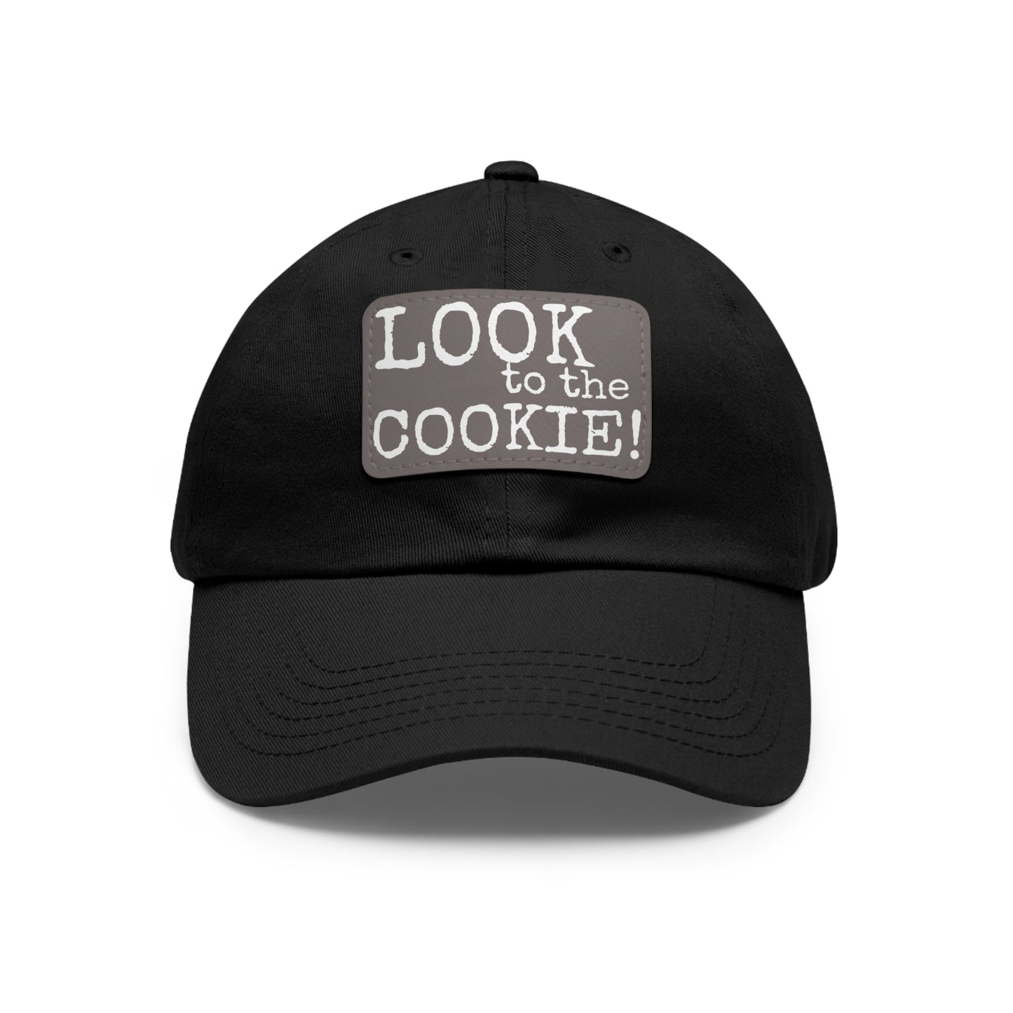Dad Hat with Leather Patch (Rectangle) Seinfeld Tv Show Look to the Cookie!