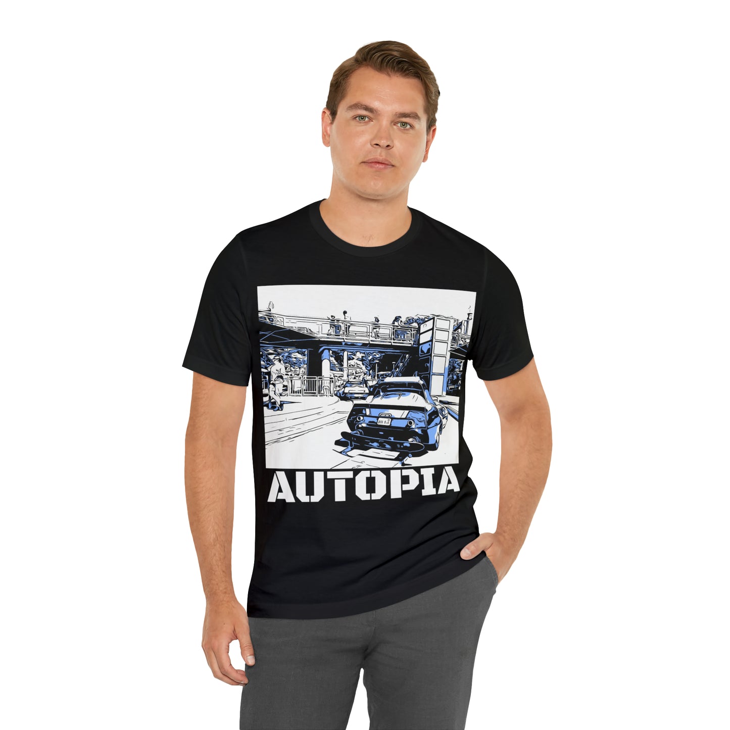 Unisex Jersey Short Sleeve Tee Painting of It's A Disney Thing! AUTOPIA