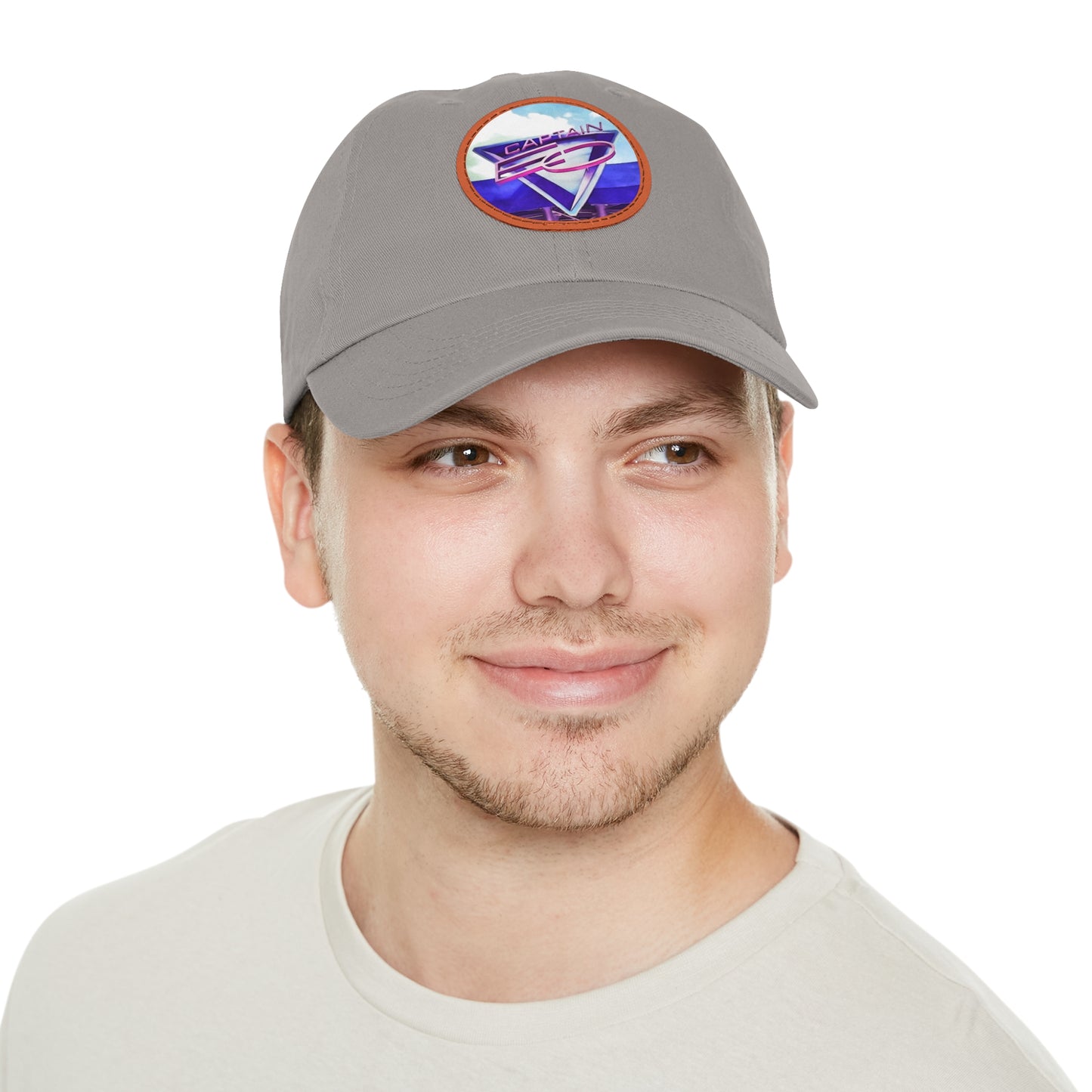 Dad Hat with Leather Patch (Round) Disneyland Retro Captain EO Show