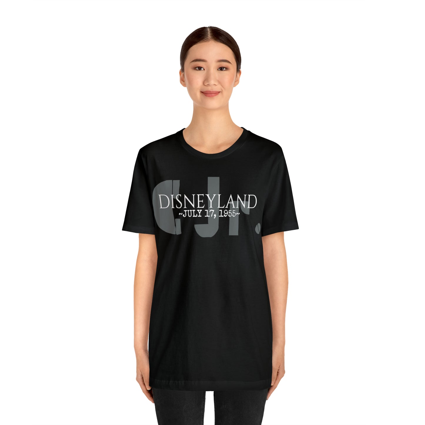 Unisex Jersey Short Sleeve Tee Disneyland Casey Junior Train opening day 1955