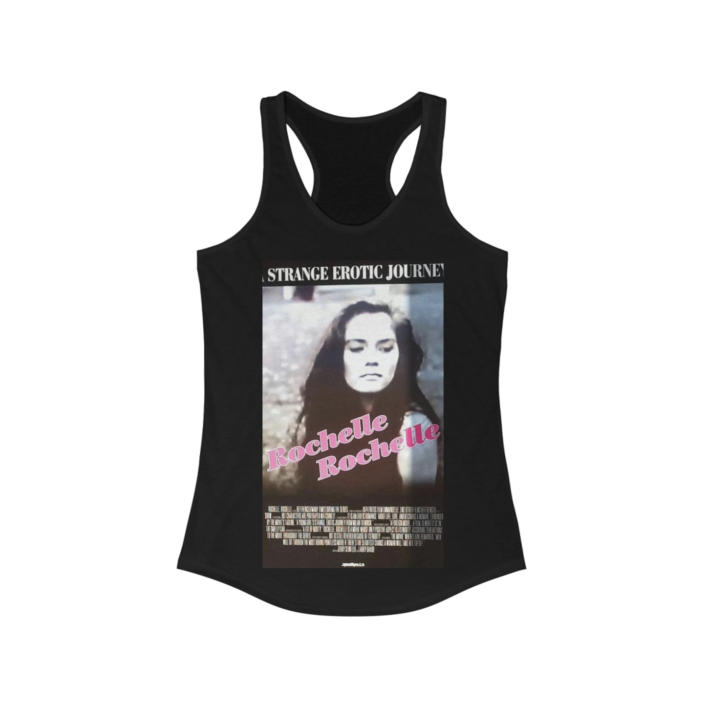 Women's Ideal Racerback Tank Painting of Seinfeld Rochelle Rochelle Movie Poster