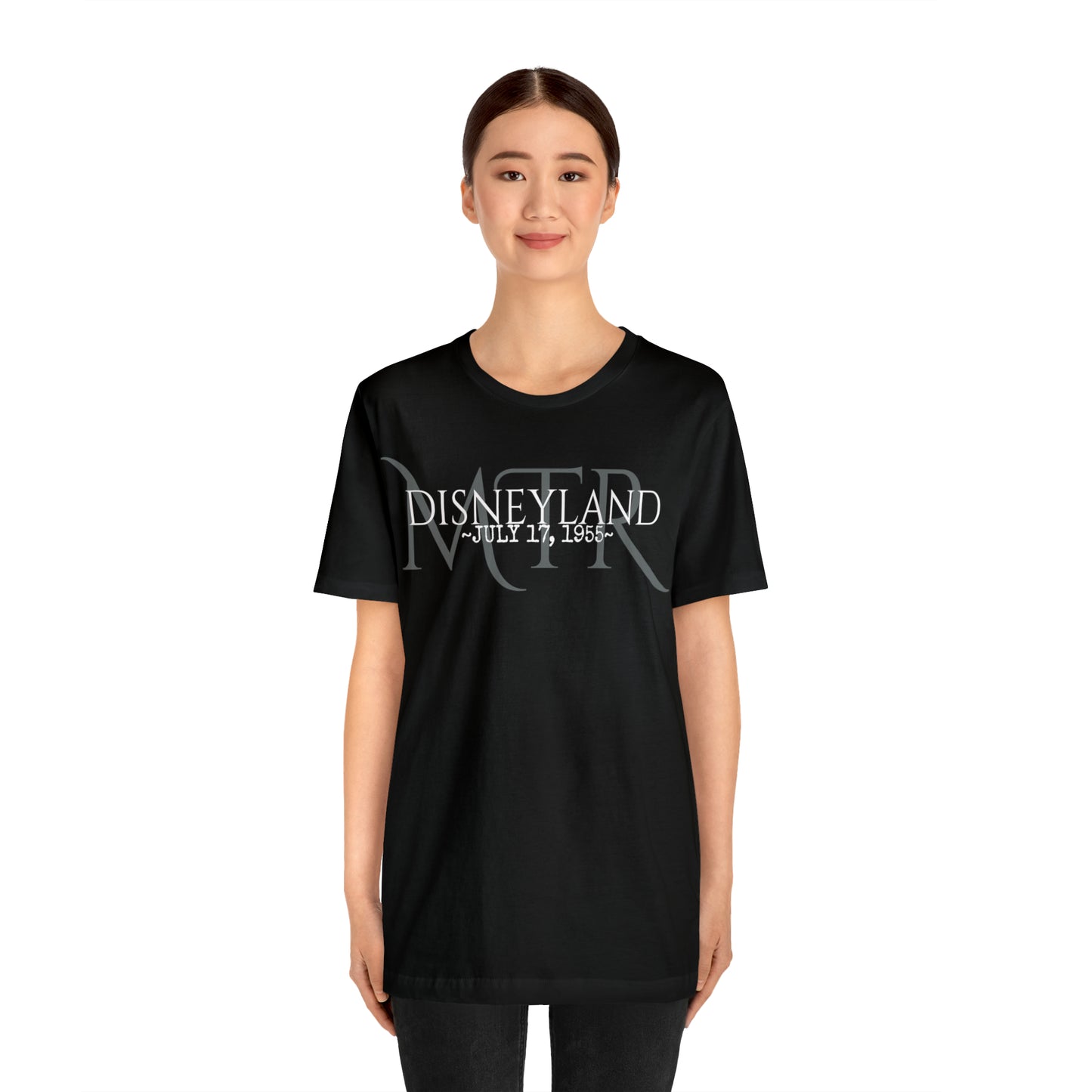 Unisex Jersey Short Sleeve Tee Disneyland Mark Twain Riverboat open day 1955